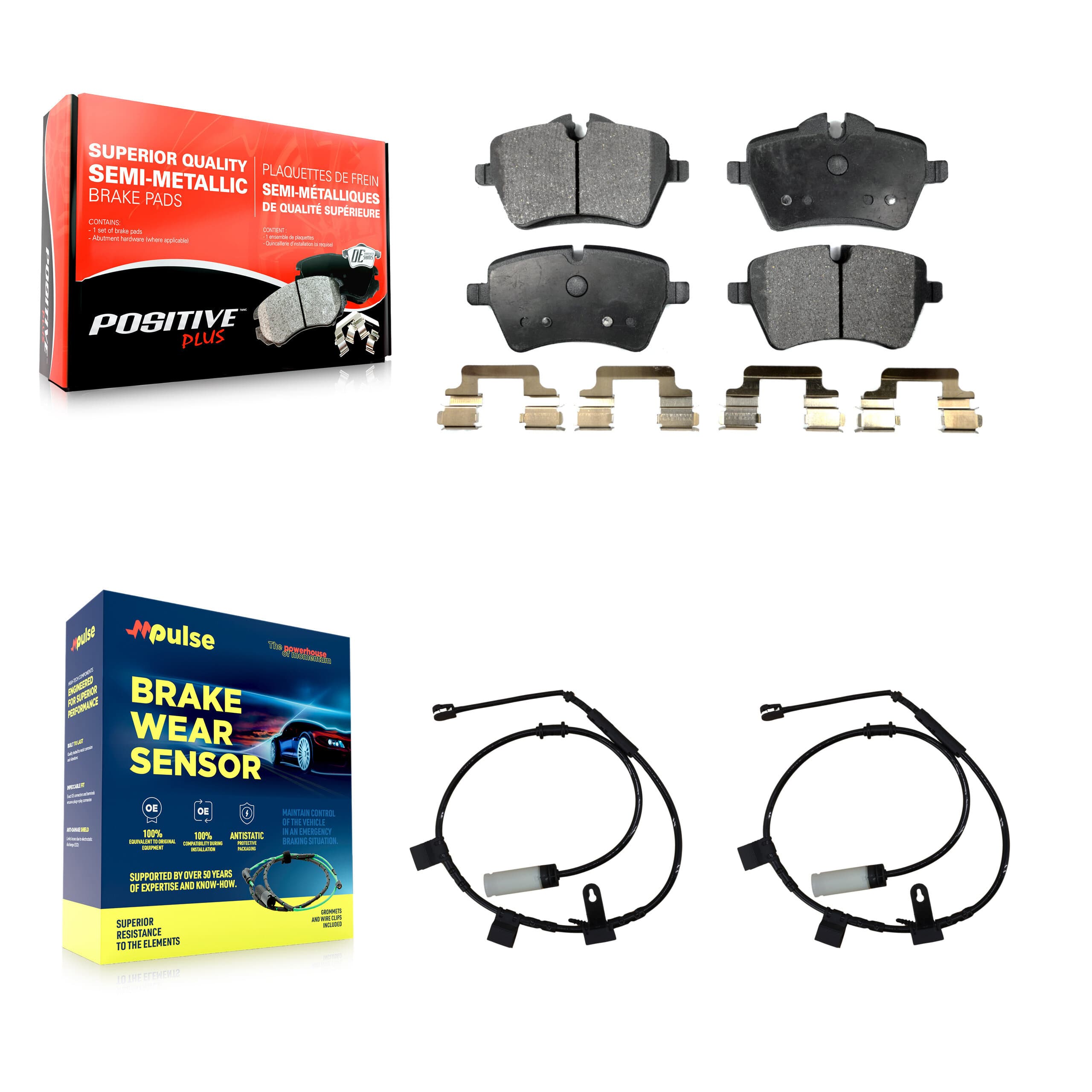 Positive Plus - KPW-100769 - Front Disc Brake Pad Kits image 1