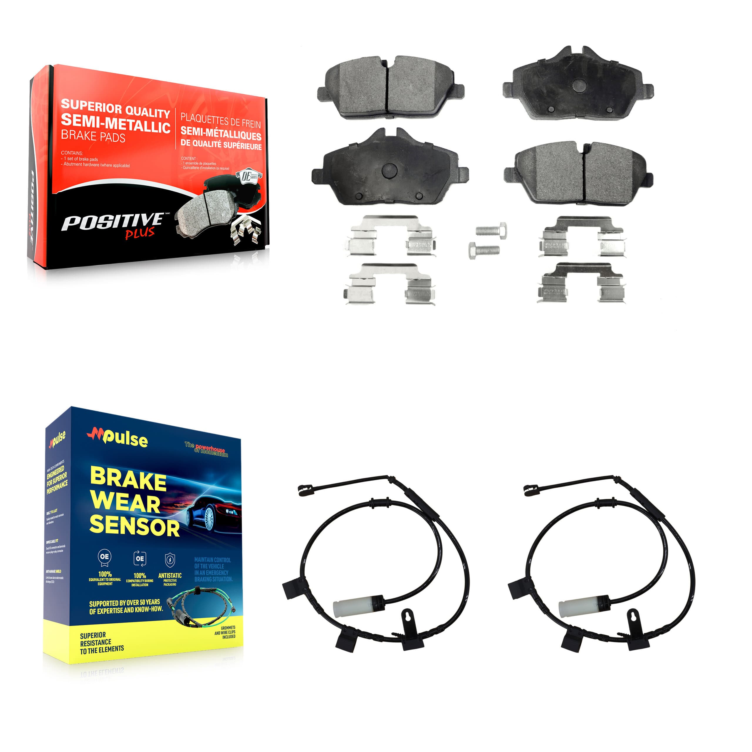 Positive Plus - KPW-100770 - Front Disc Brake Pad Kits image 1