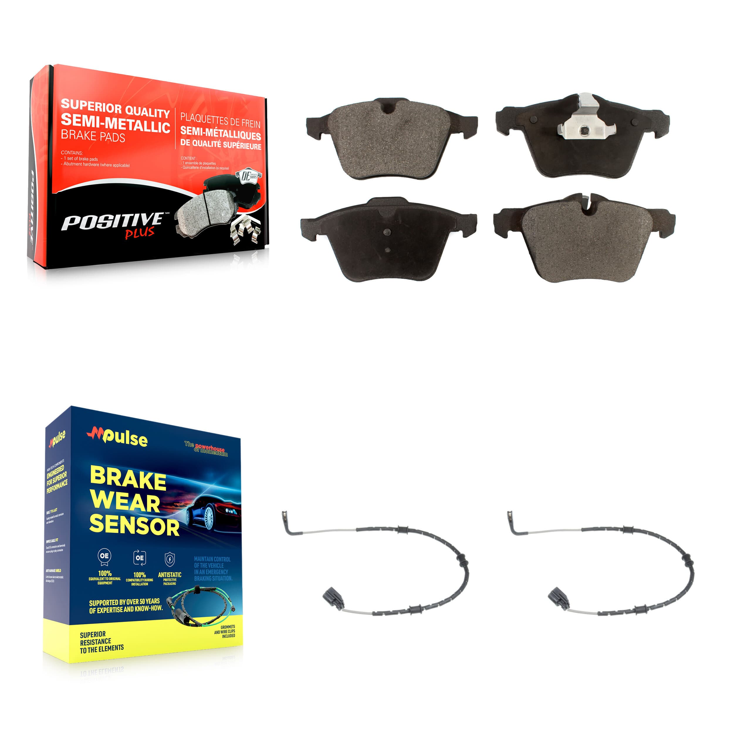 Positive Plus - KPW-100783 - Front Disc Brake Pad Kits image 1