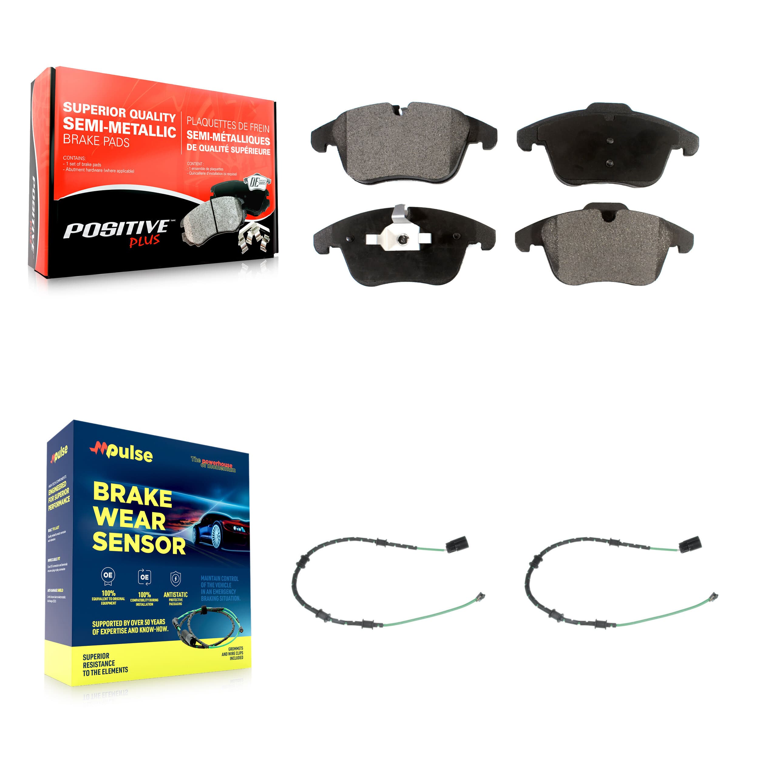 Positive Plus - KPW-100785 - Front Disc Brake Pad Kits image 1