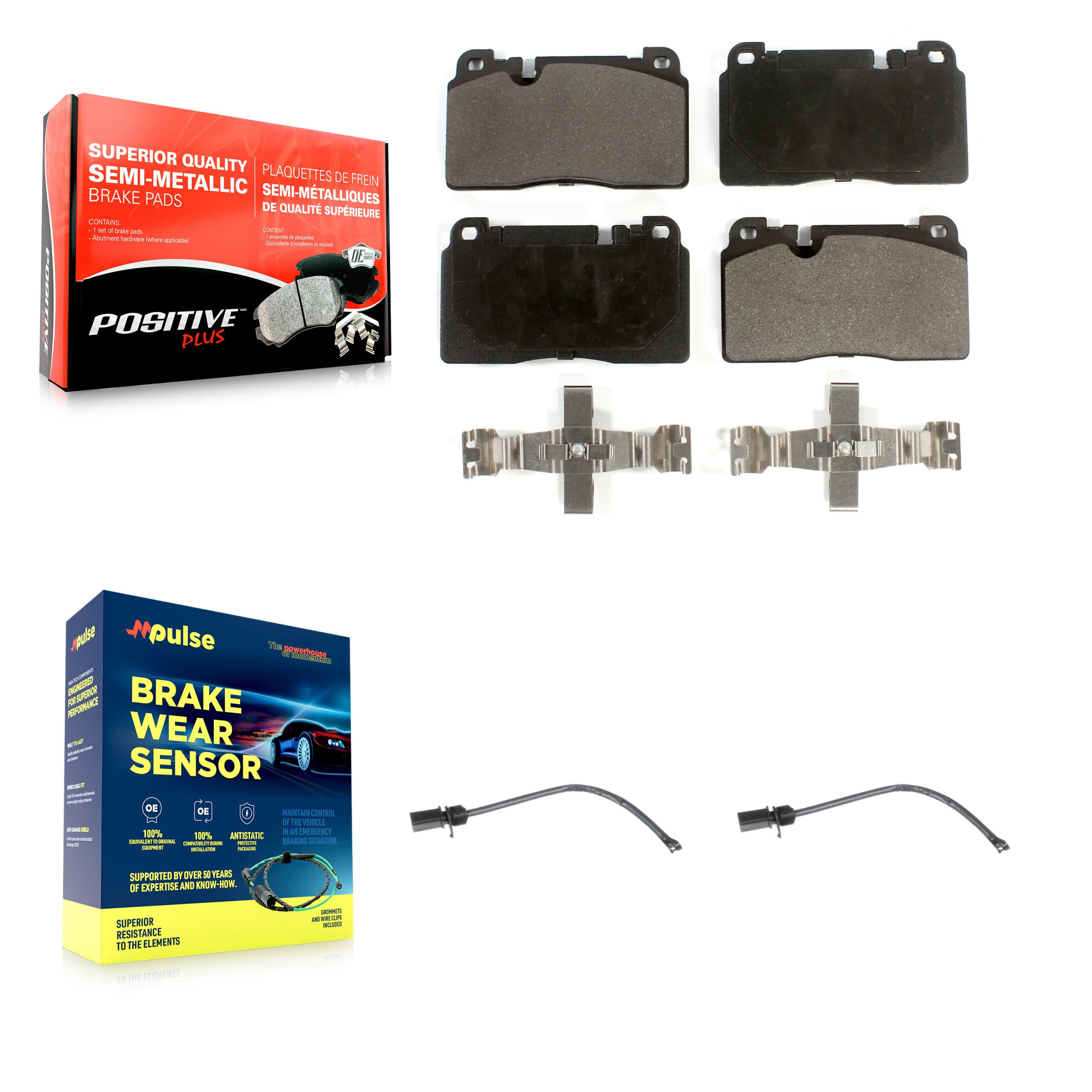 Positive Plus - KPW-100796 - Front Disc Brake Pad Kits image 1