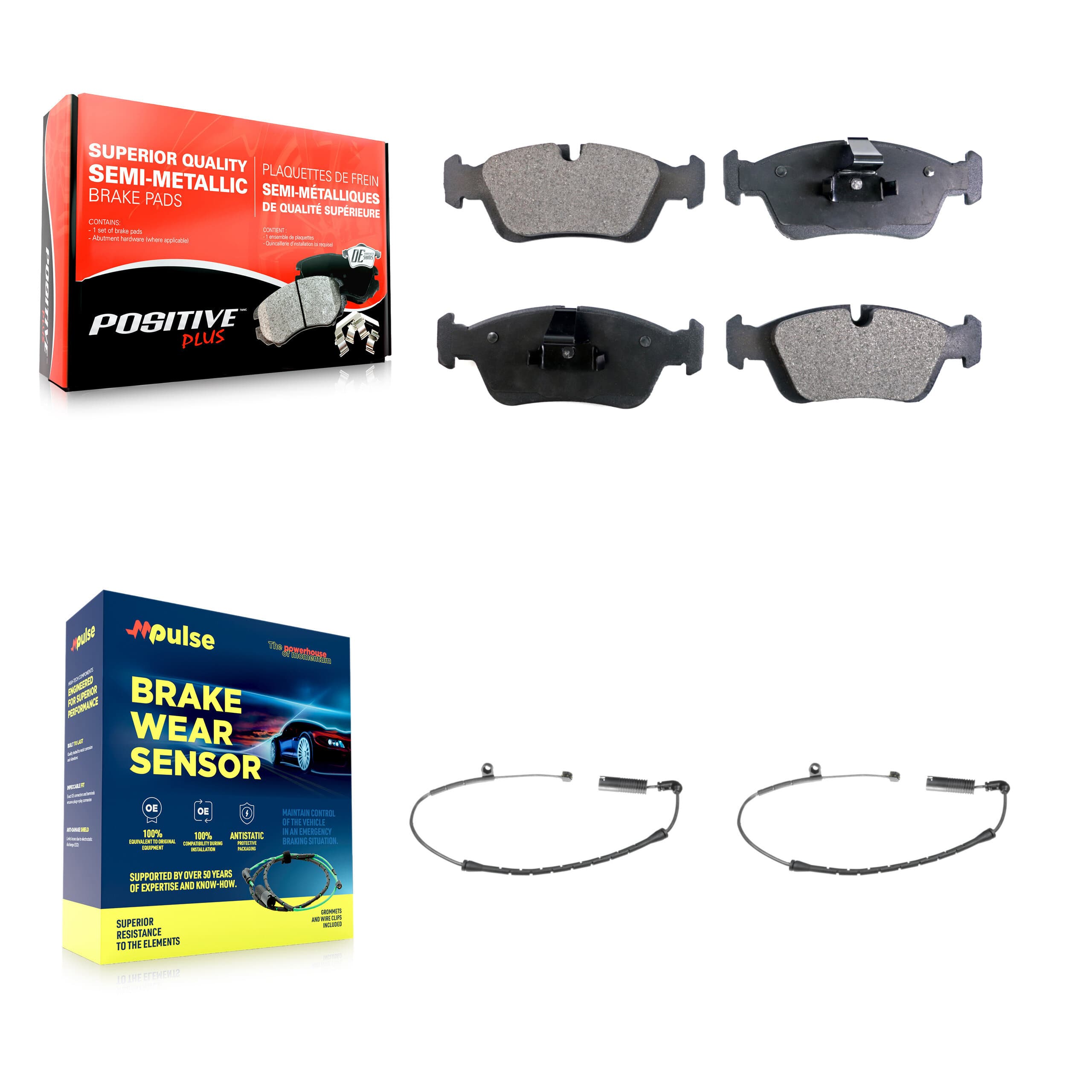 Positive Plus - KPW-100806 - Front Disc Brake Pad Kits image 1
