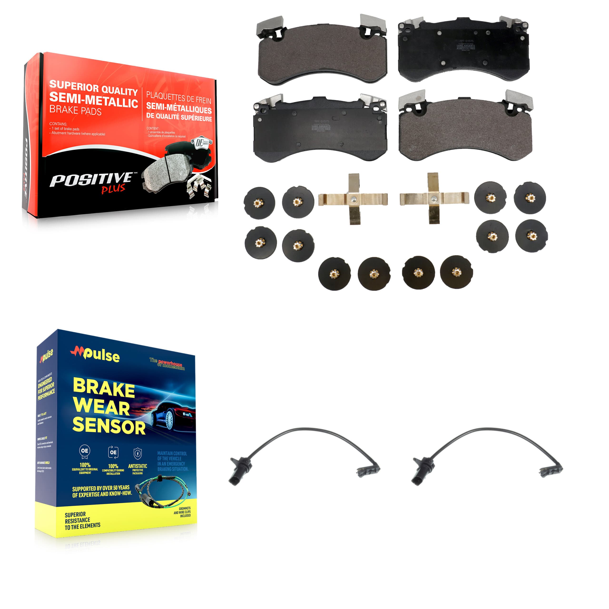 Positive Plus - KPW-100813 - Front Disc Brake Pad Kits image 1