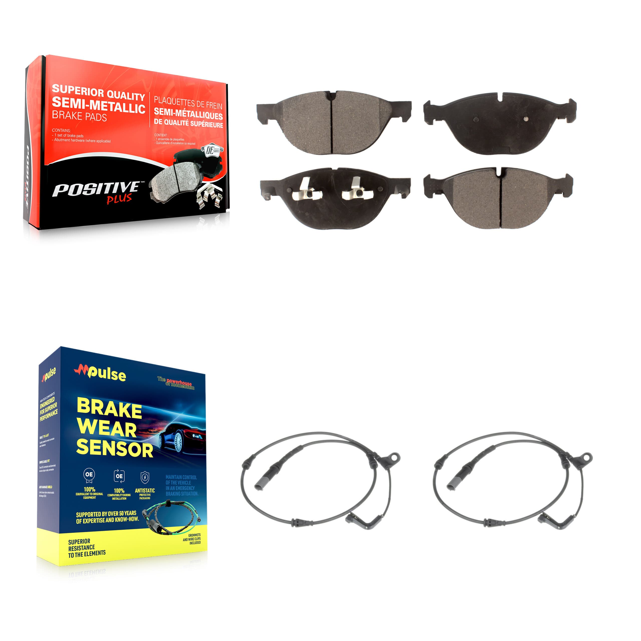 Positive Plus - KPW-100826 - Front Disc Brake Pad Kits image 1