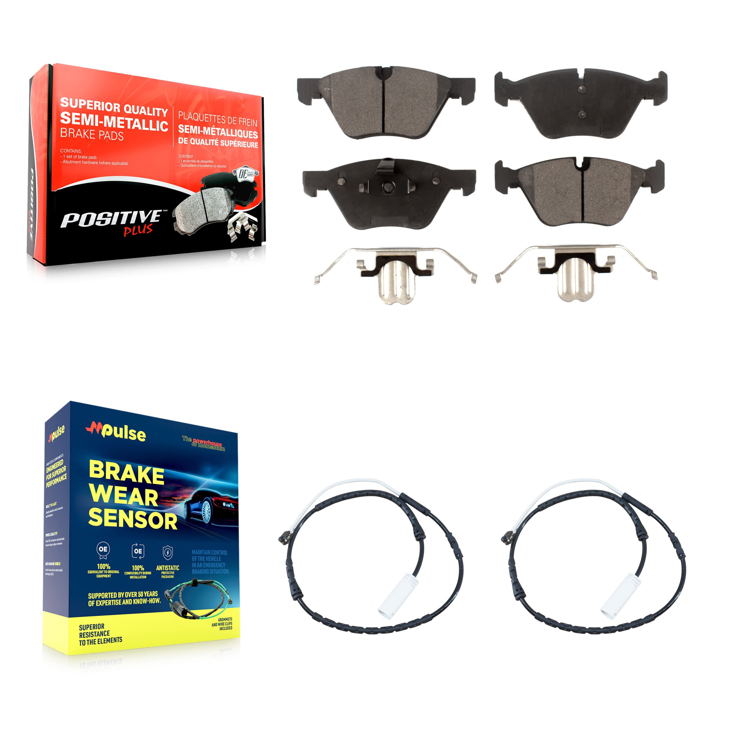 Positive Plus - KPW-100827 - Front Disc Brake Pad Kits image 1