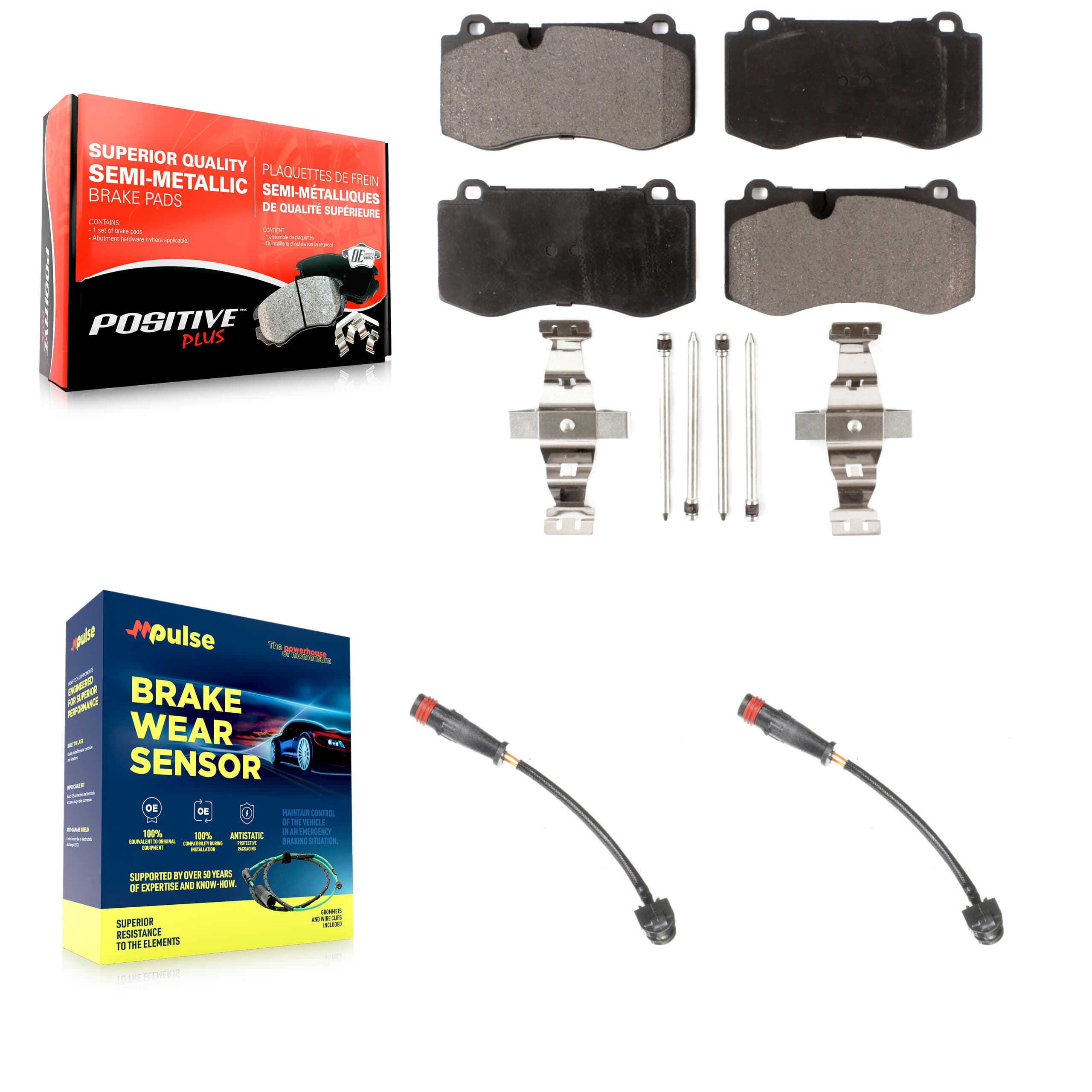Positive Plus - KPW-100834 - Front Disc Brake Pad Kits image 1
