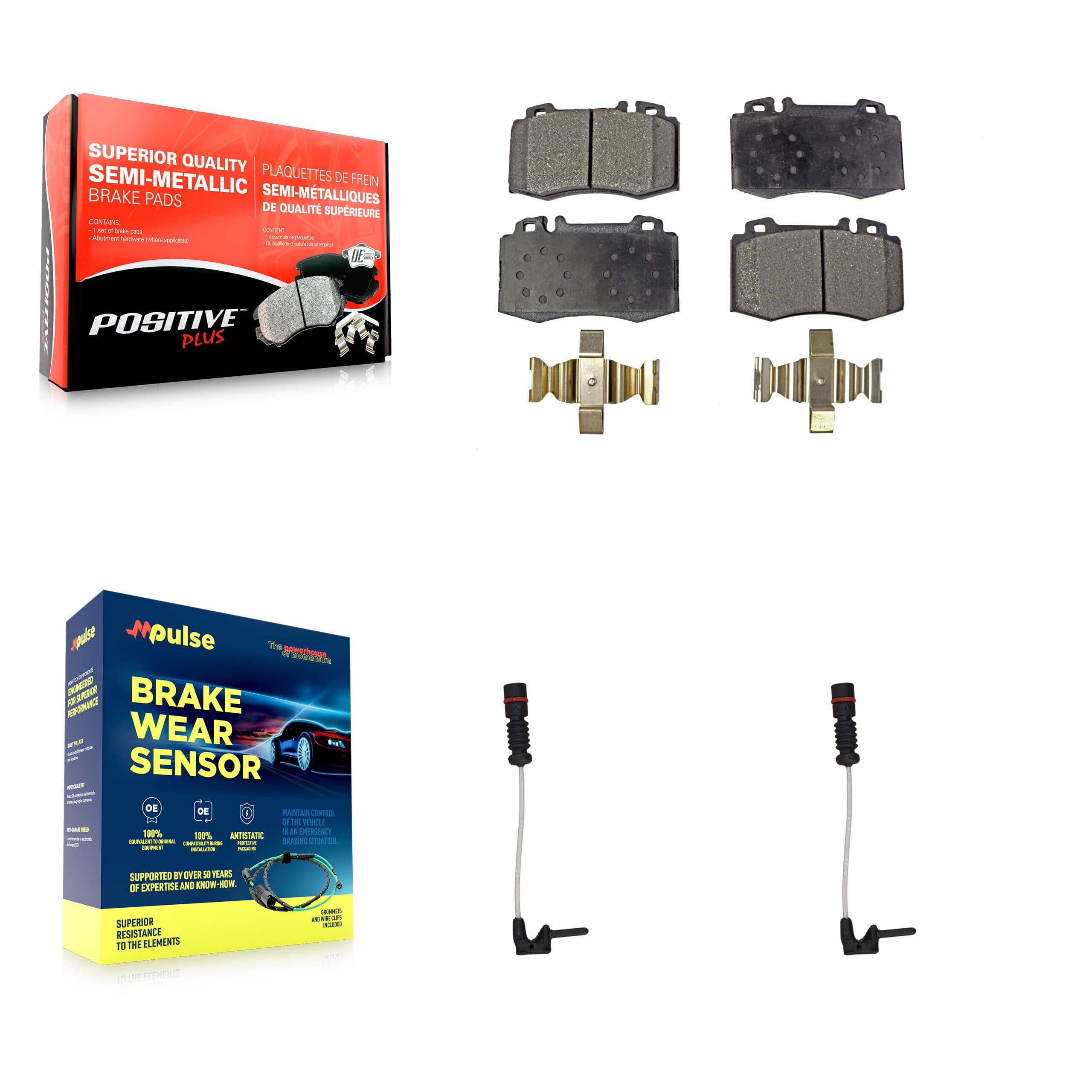 Positive Plus - KPW-100845 - Front Disc Brake Pad Kits image 1