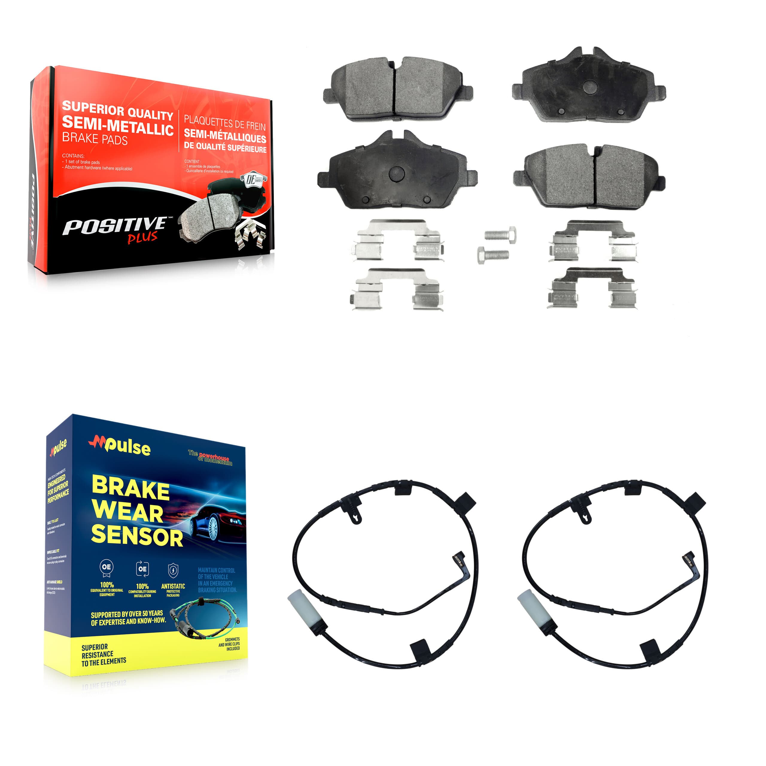 Positive Plus - KPW-100878 - Front Disc Brake Pad Kits image 1