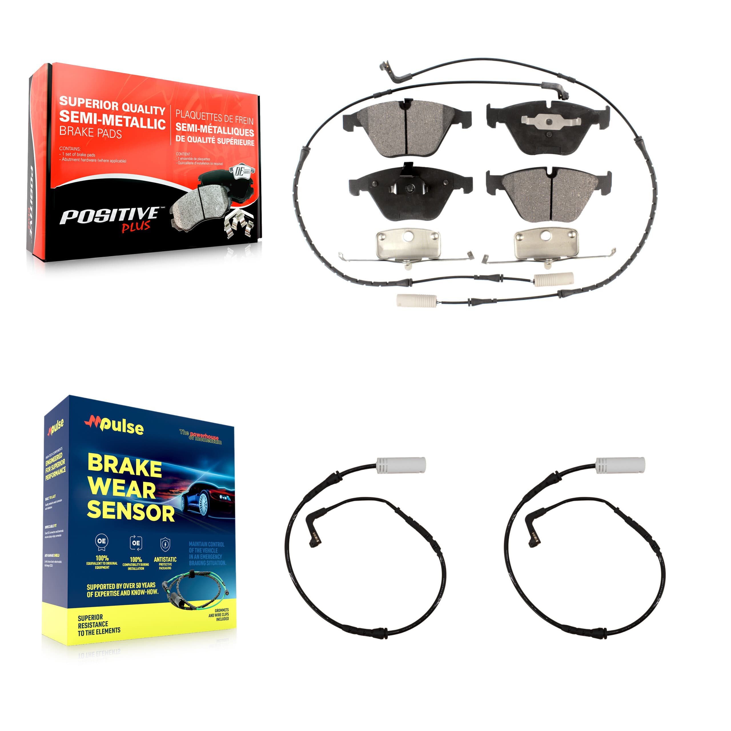 Positive Plus - KPW-100884 - Front Disc Brake Pad Kits image 1