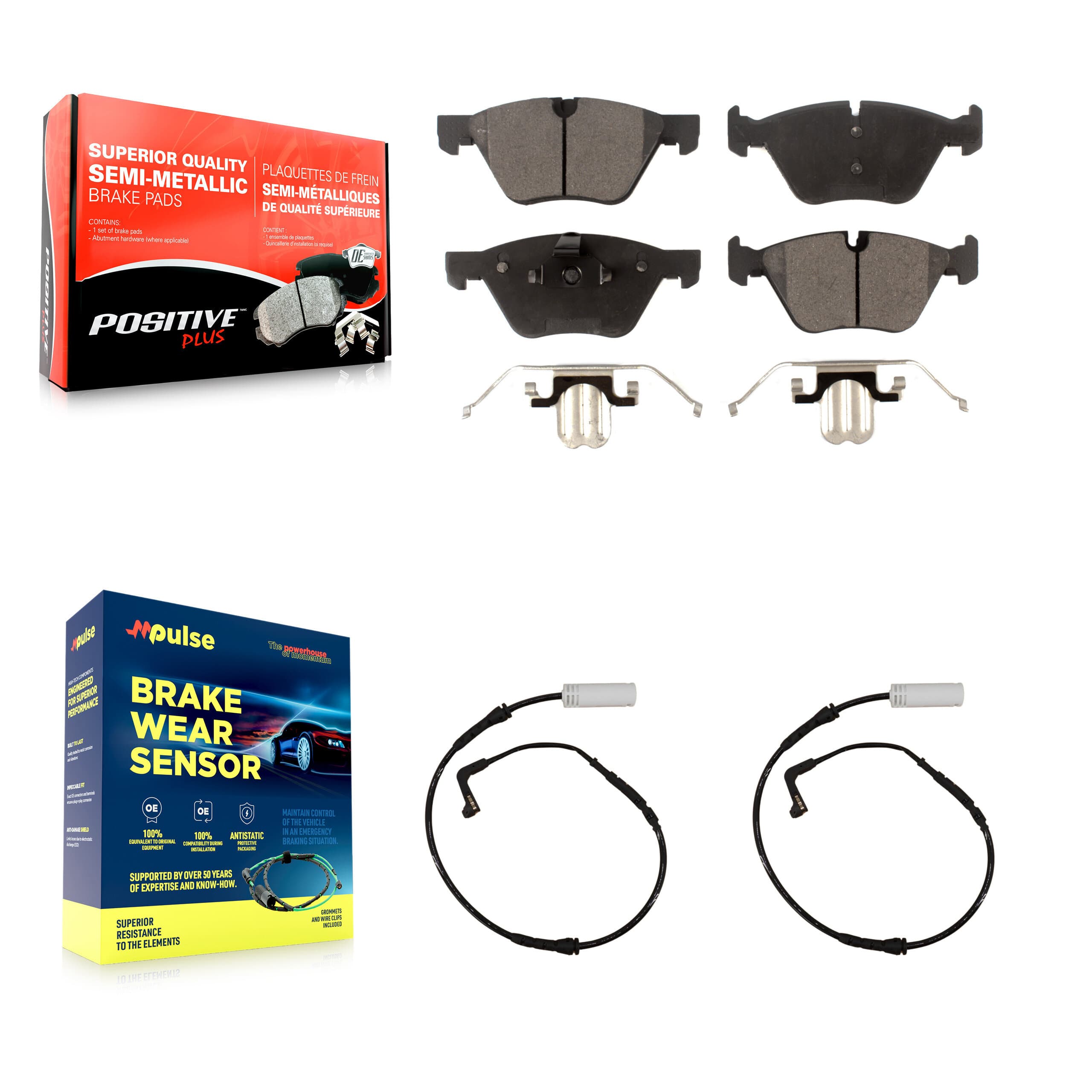 Positive Plus - KPW-100885 - Front Disc Brake Pad Kits image 1