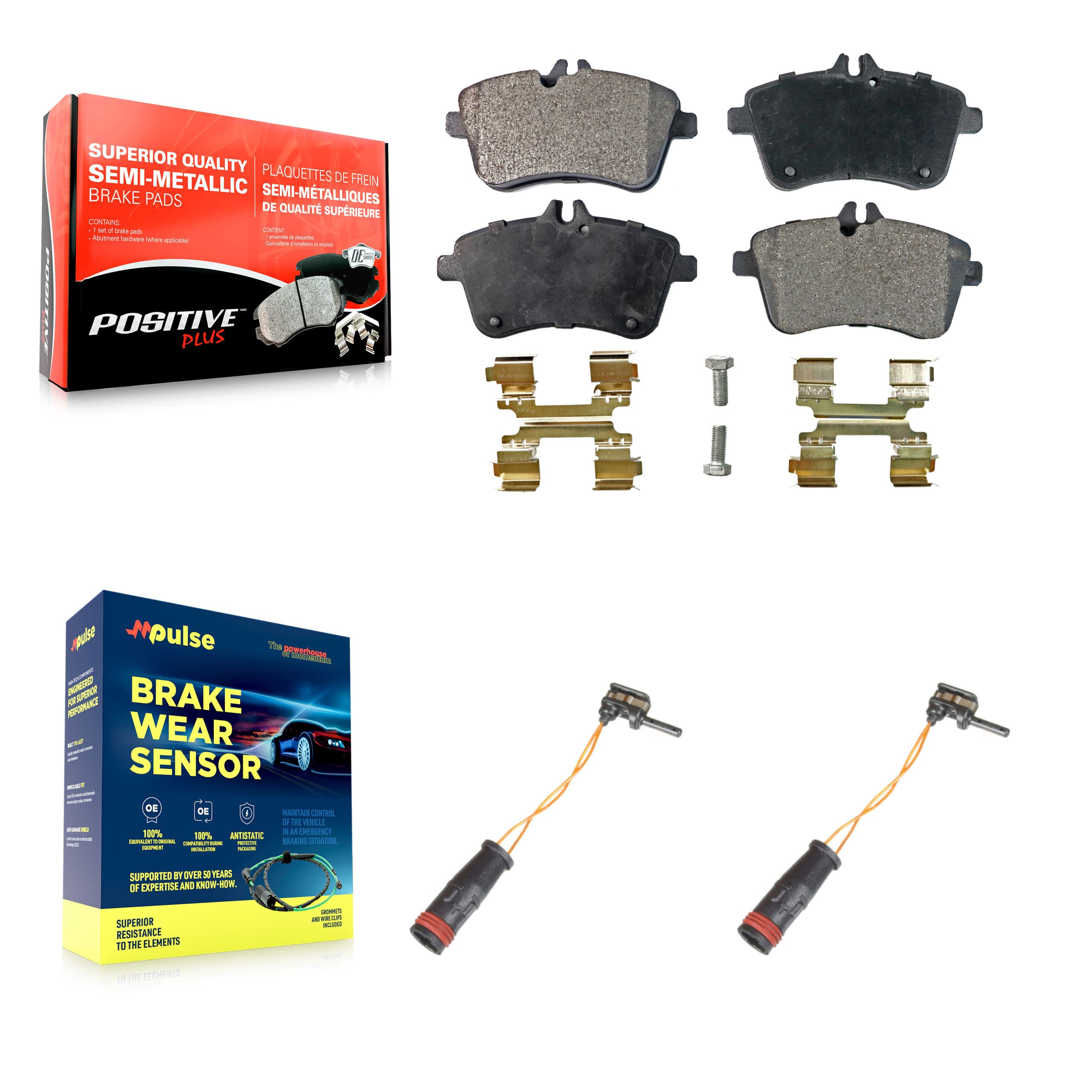 Positive Plus - KPW-100894 - Front Disc Brake Pad Kits image 1