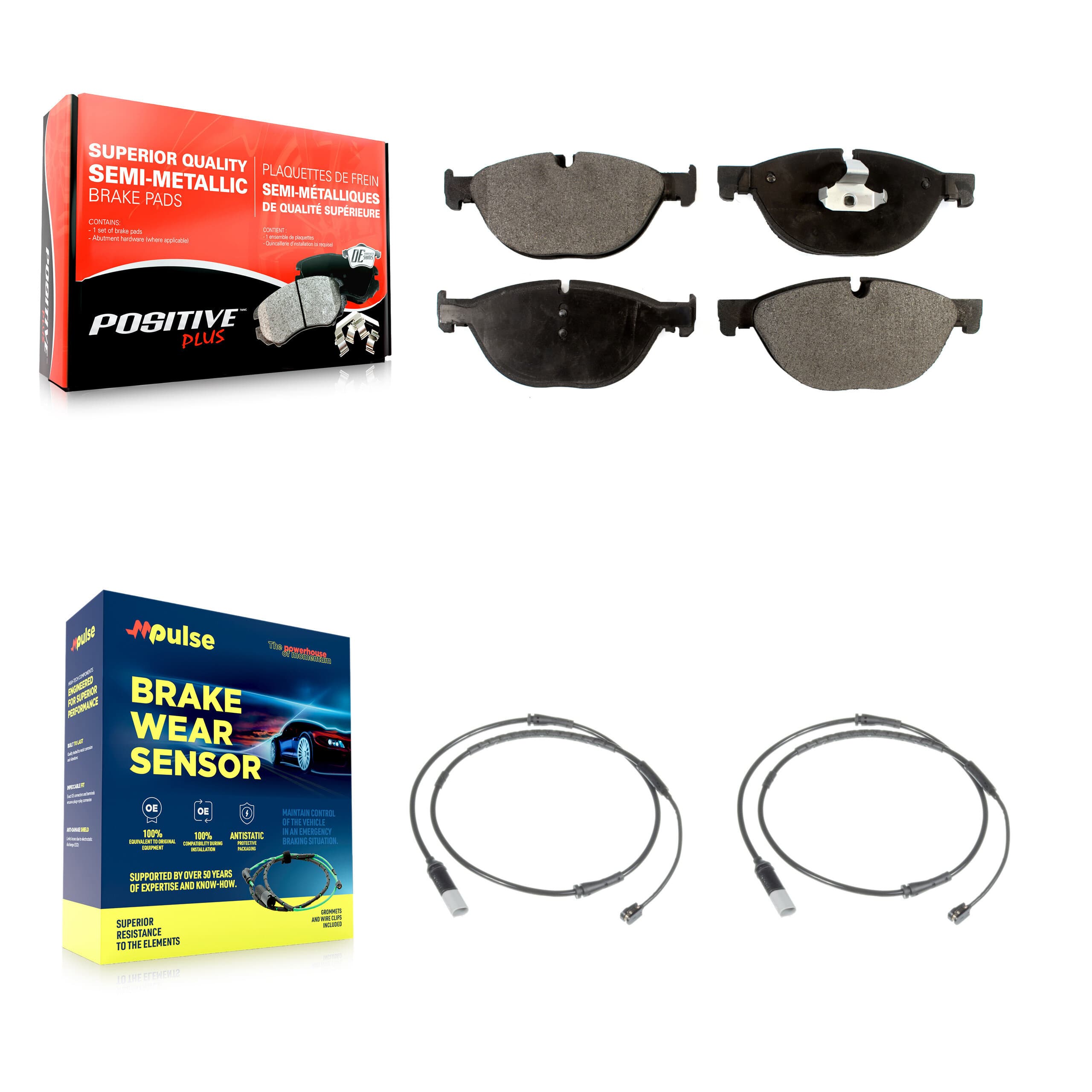 Positive Plus - KPW-100908 - Front Disc Brake Pad Kits image 1