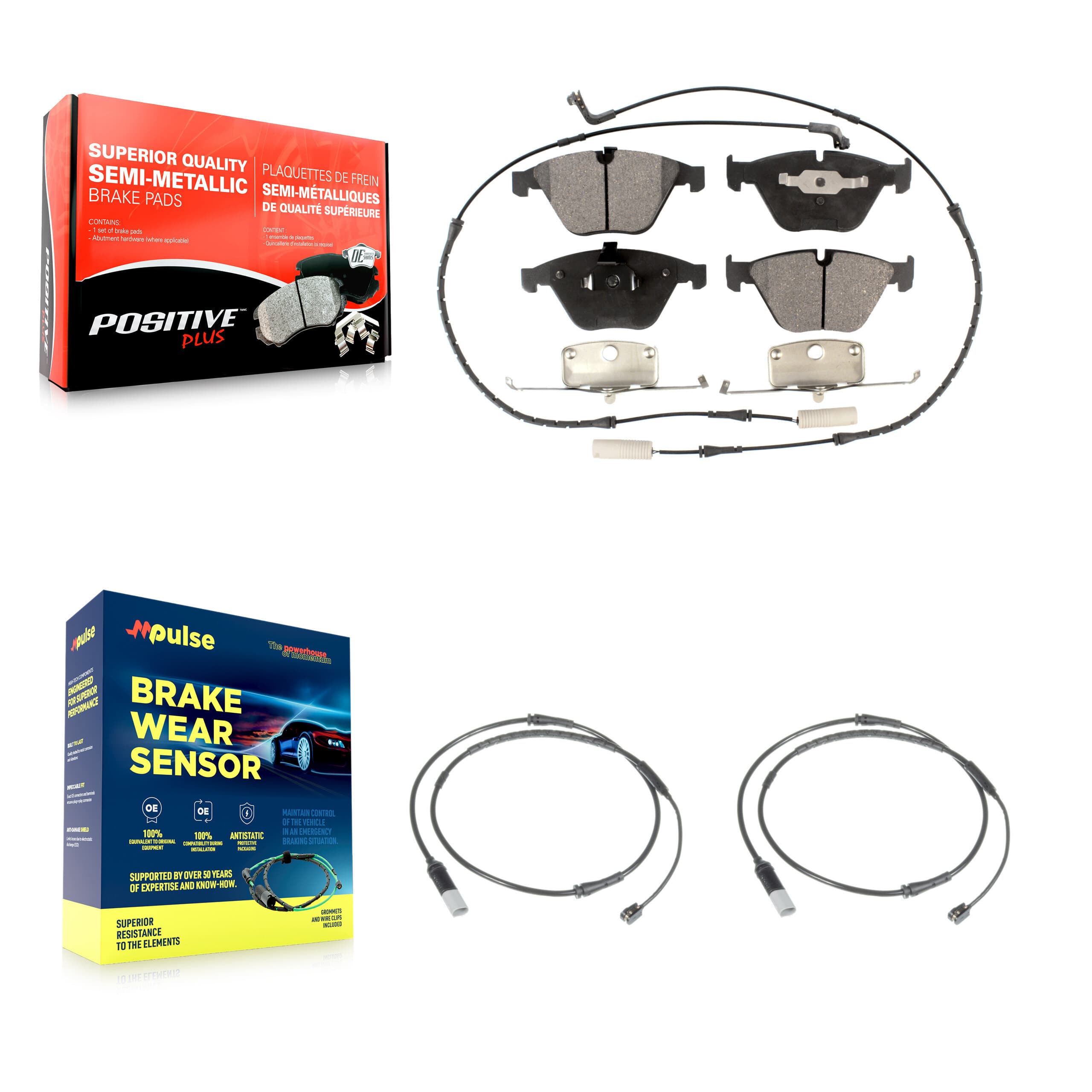 Positive Plus - KPW-100911 - Front Disc Brake Pad Kits image 1