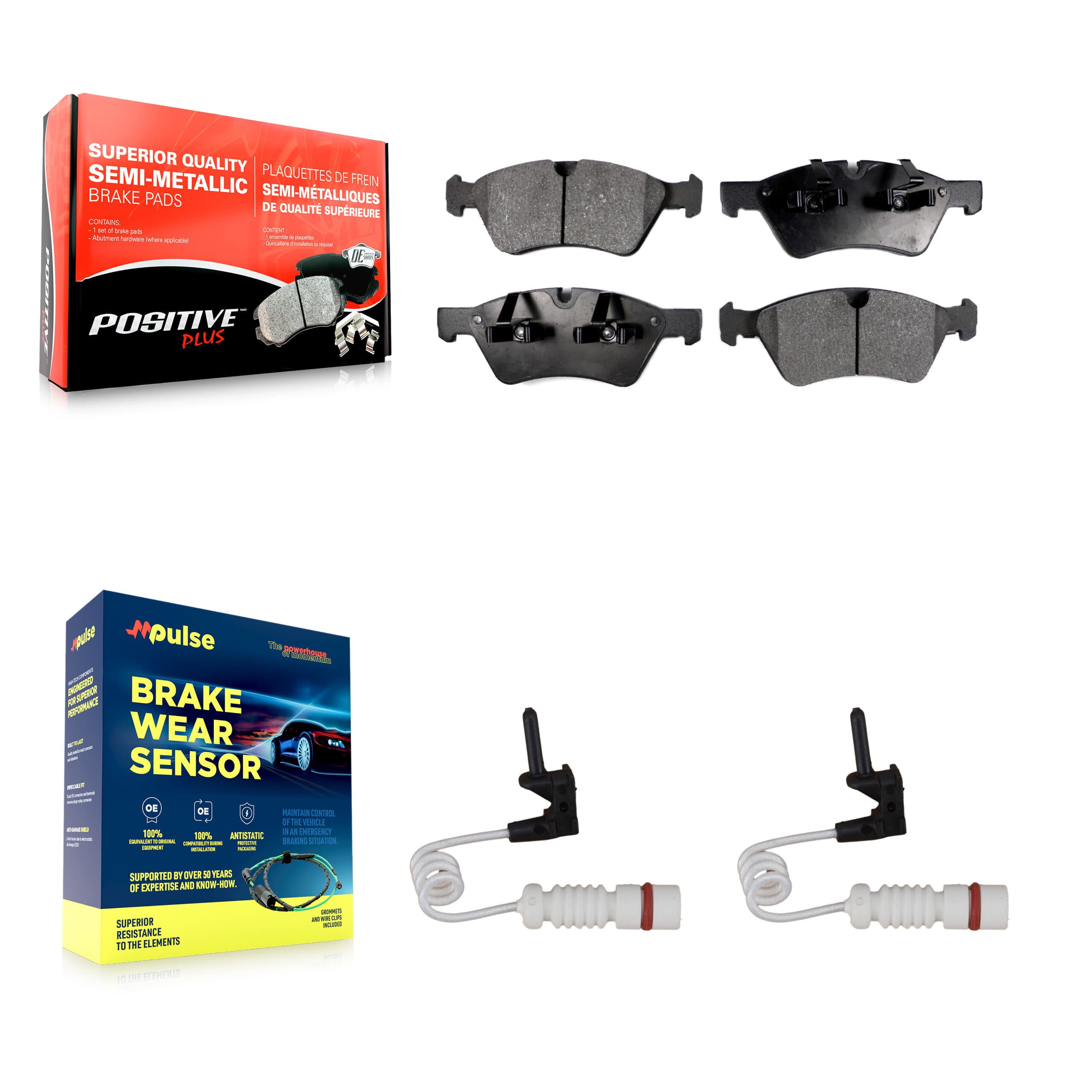 Positive Plus - KPW-100917 - Front Disc Brake Pad Kits image 1