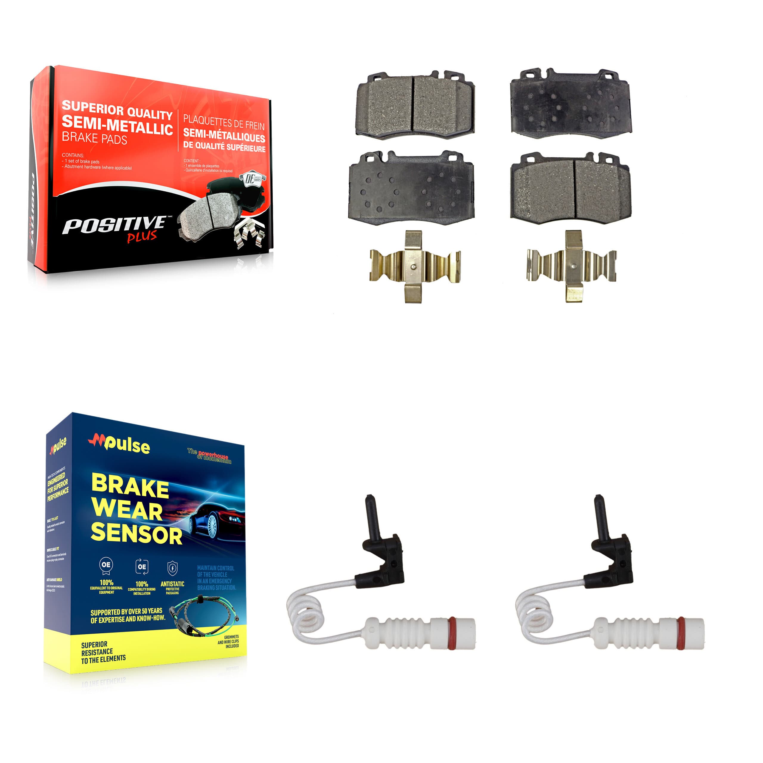 Positive Plus - KPW-100918 - Front Disc Brake Pad Kits image 1