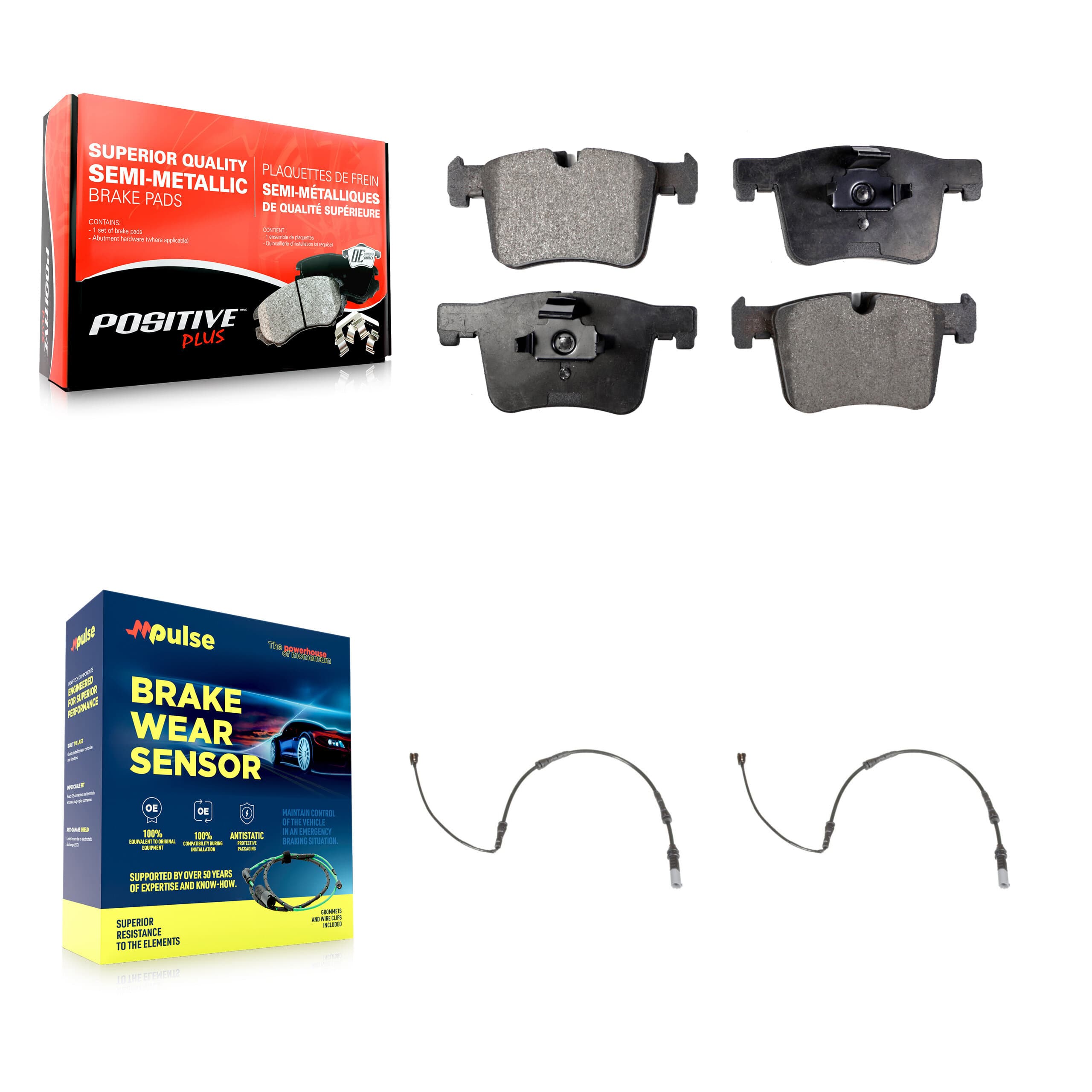 Positive Plus - KPW-100921 - Front Disc Brake Pad Kits image 1