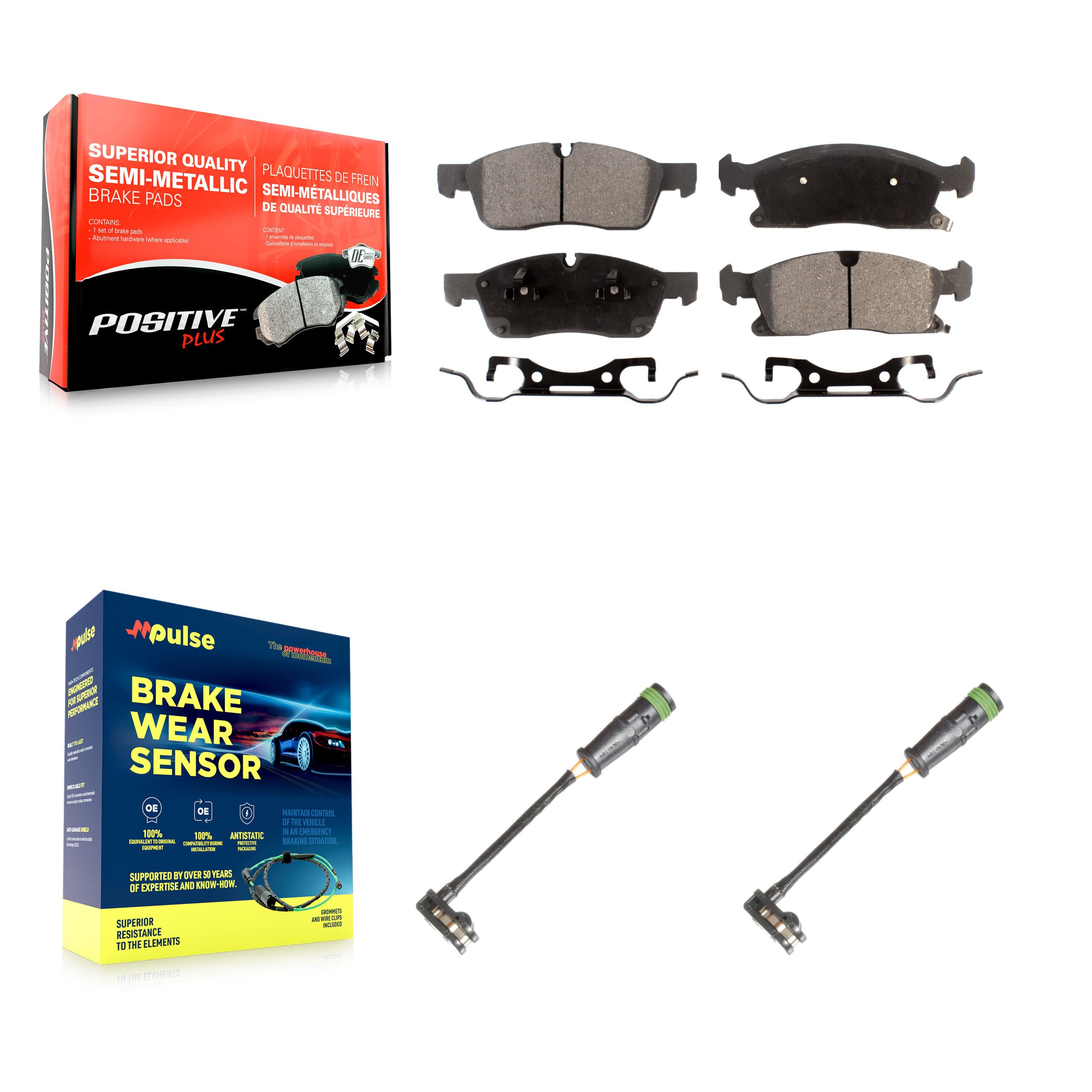 Positive Plus - KPW-100931 - Front Disc Brake Pad Kits image 1
