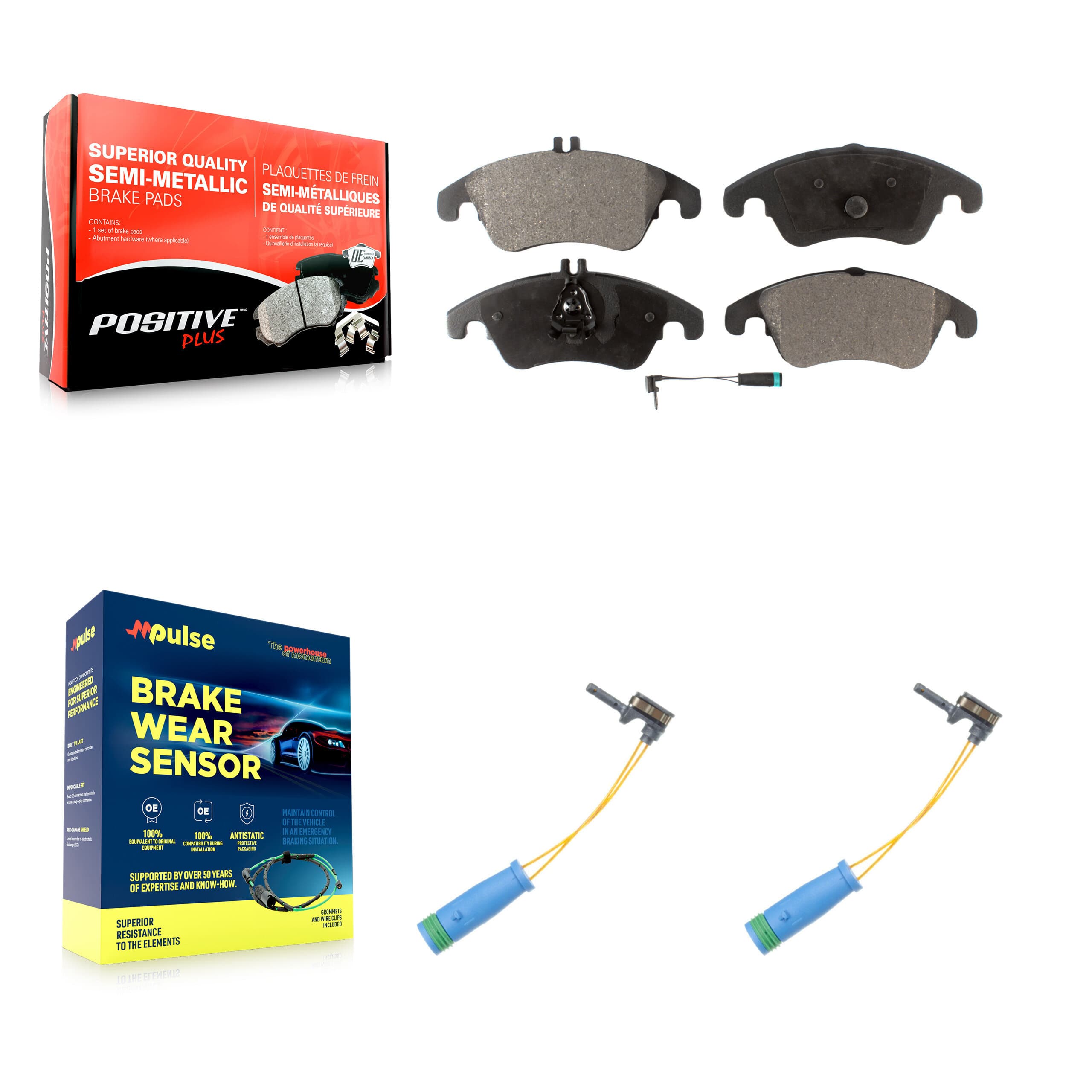 Positive Plus - KPW-100935 - Front Disc Brake Pad Kits image 1