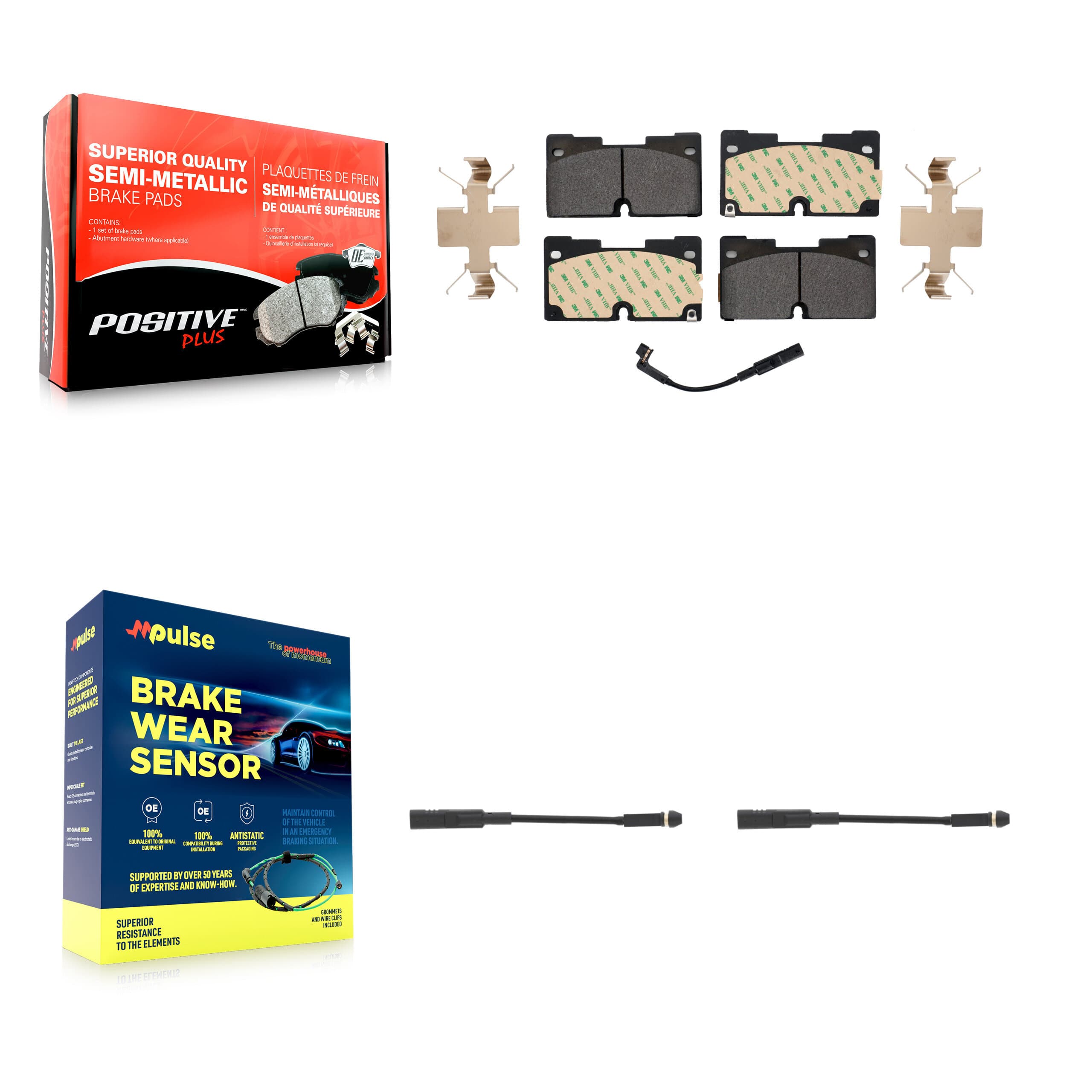 Positive Plus - KPW-100941 - Front Disc Brake Pad Kits image 1