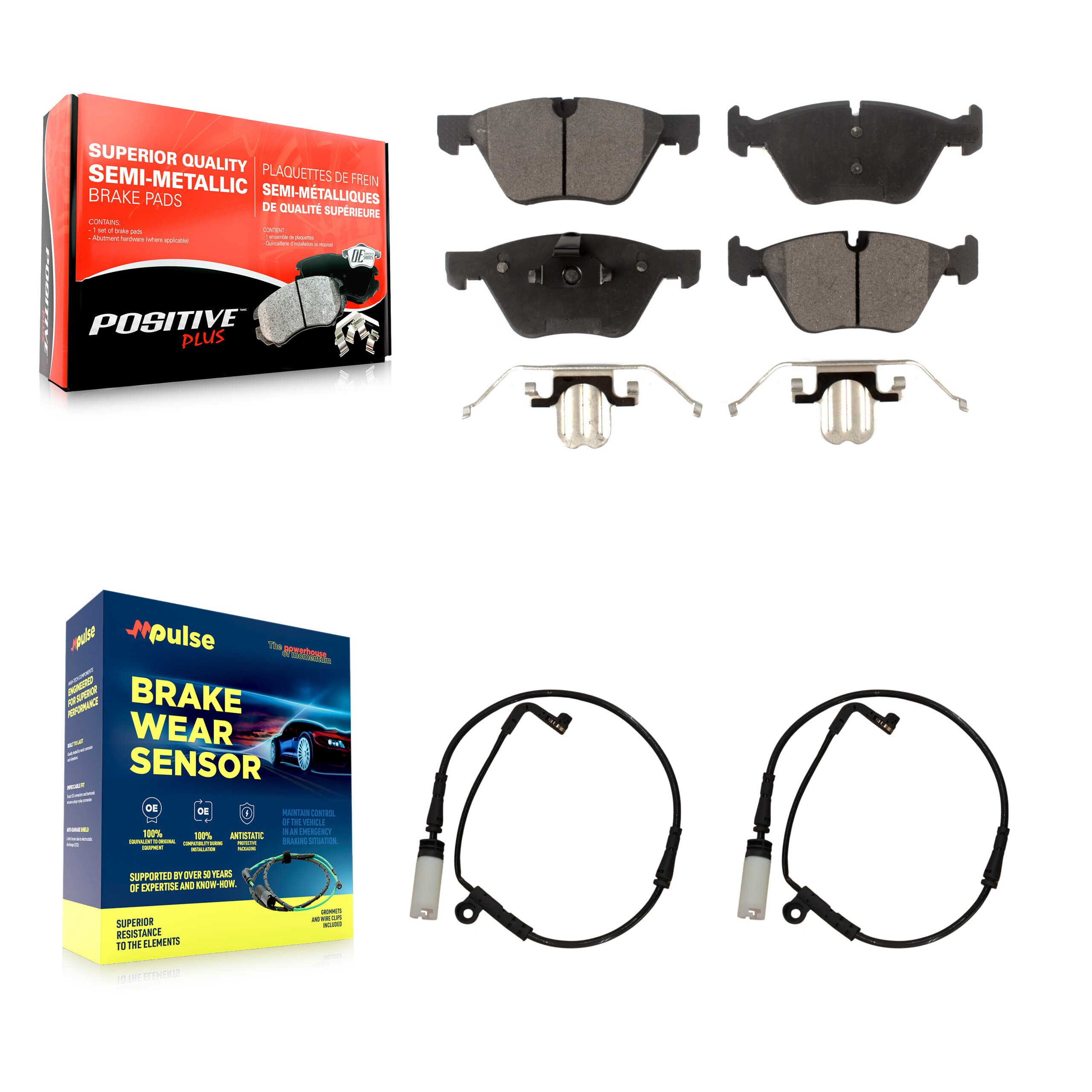Positive Plus - KPW-100946 - Front Disc Brake Pad Kits image 1