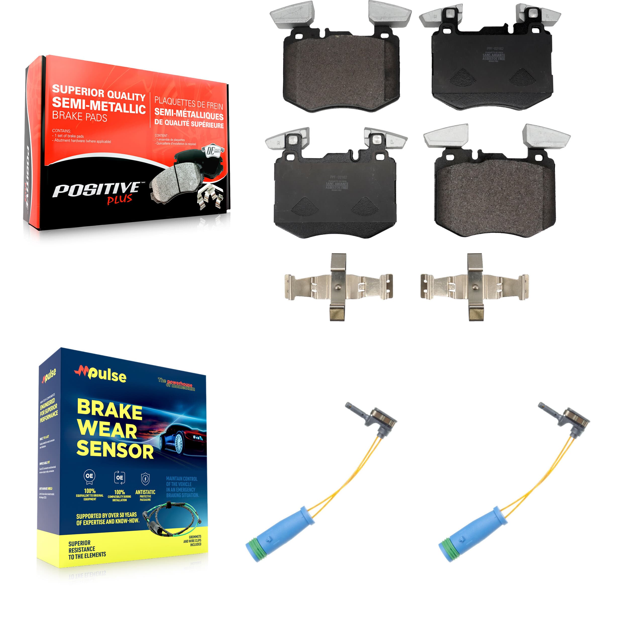 Positive Plus - KPW-101410 - Front Disc Brake Pad Kits image 1