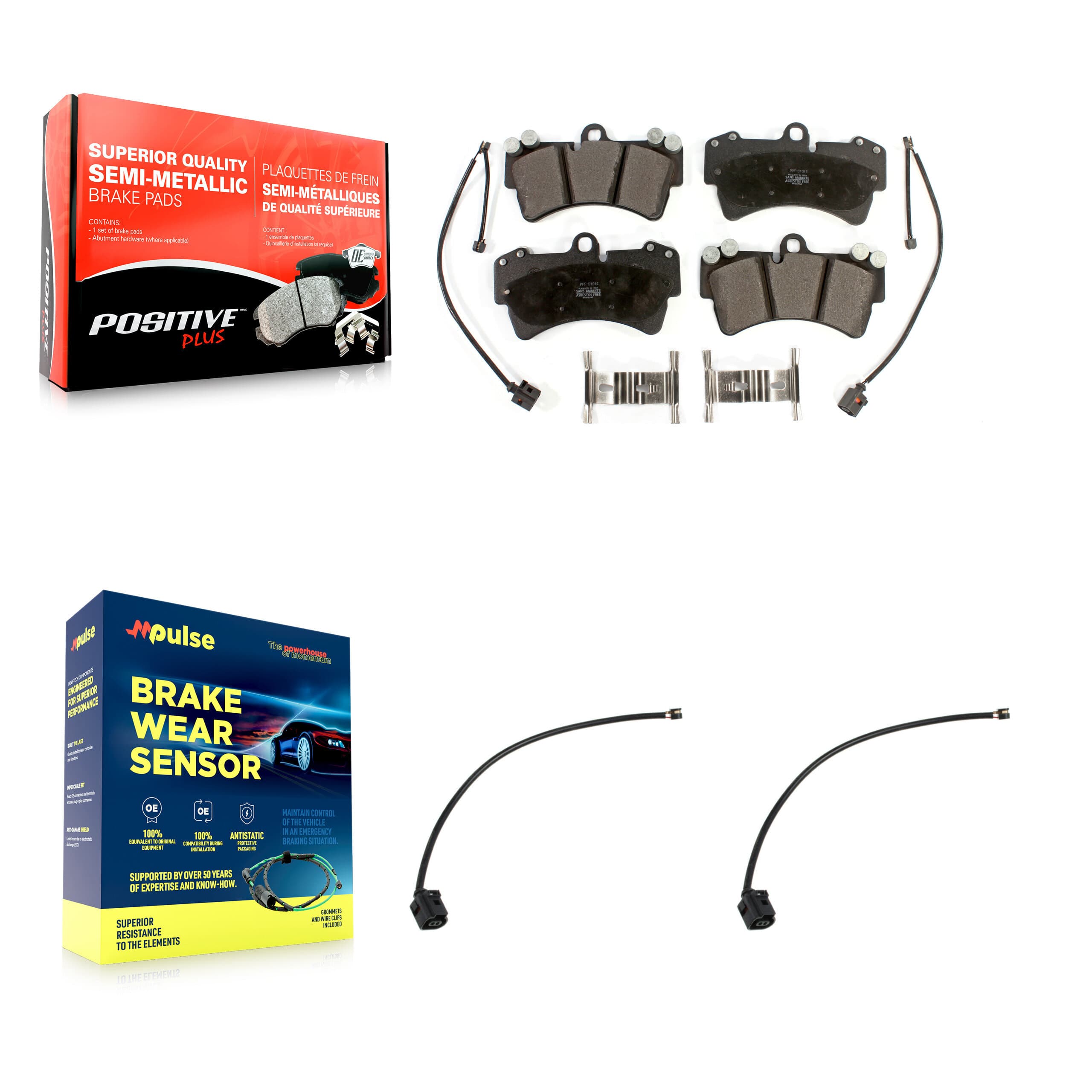 Positive Plus - KPW-101585 - Front Disc Brake Pad Kits image 1