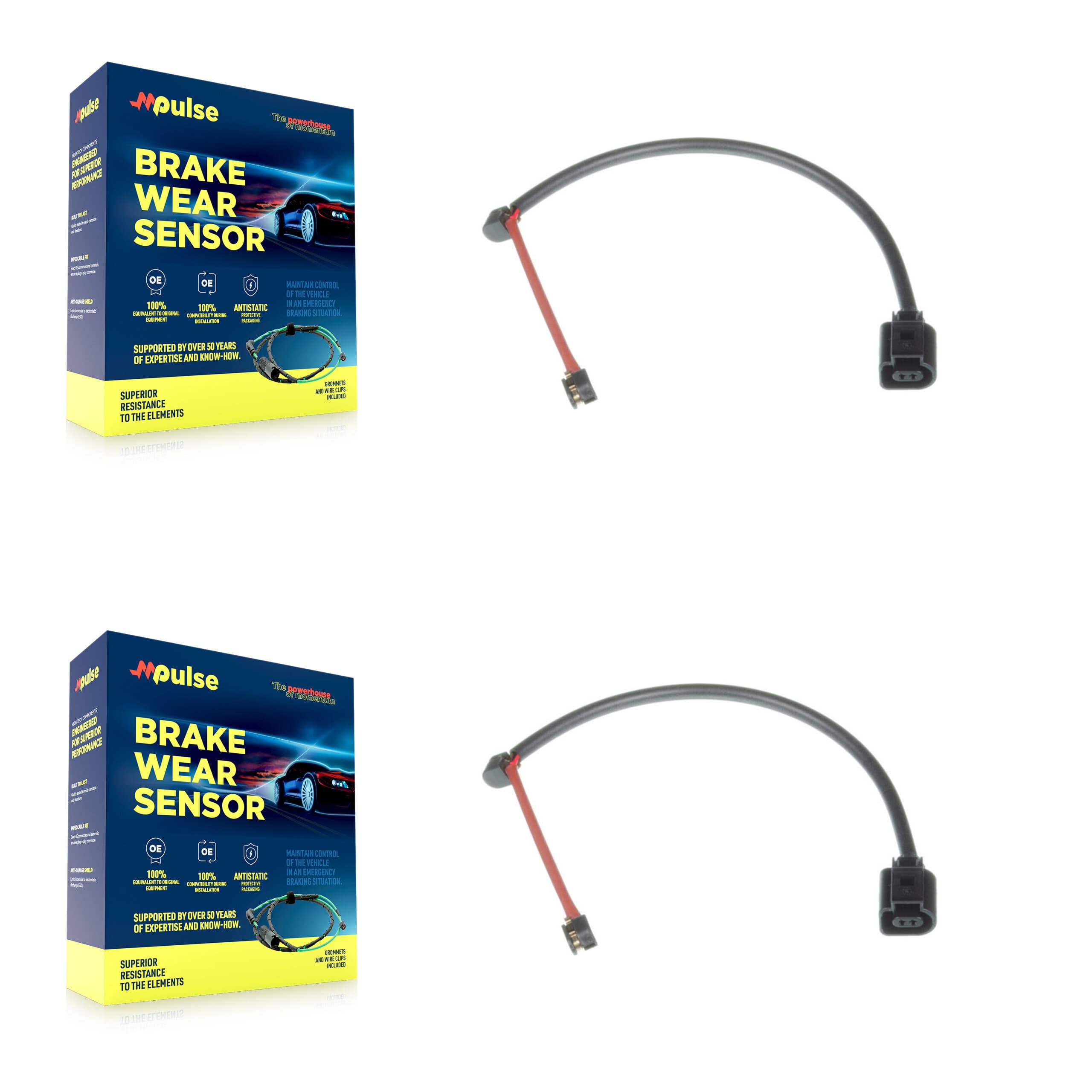 Mpulse - KSE-100006 - Front Disc Brake Pad Wear Sensor Kits image 1