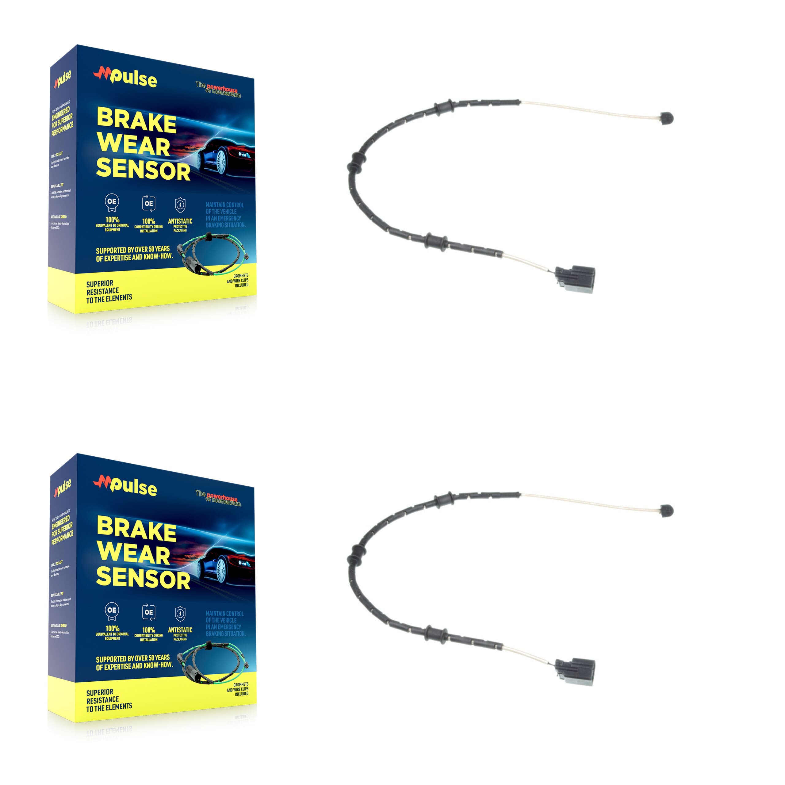 Mpulse - KSE-100020 - Front Disc Brake Pad Wear Sensor Kits image 1