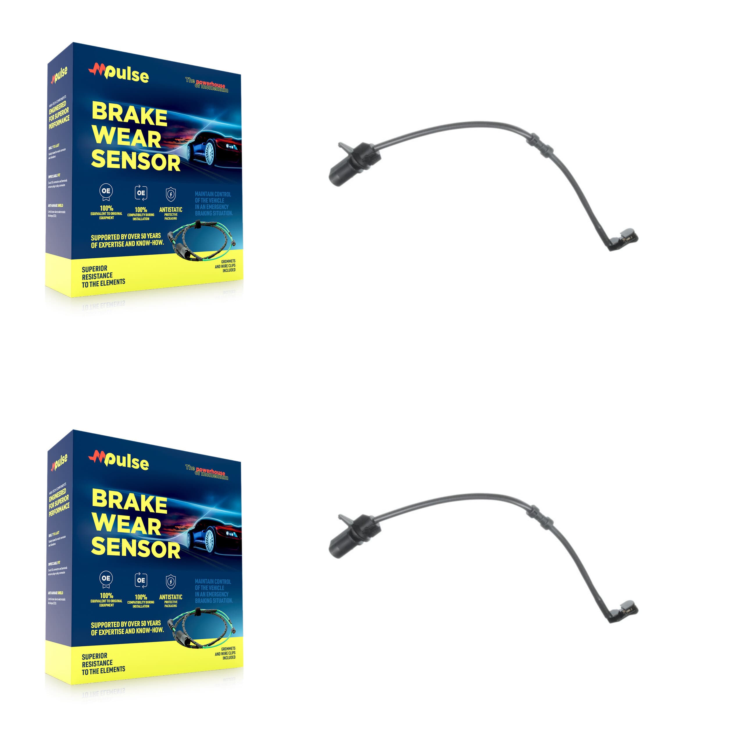 Mpulse - KSE-100034 - Front Disc Brake Pad Wear Sensor Kits image 1