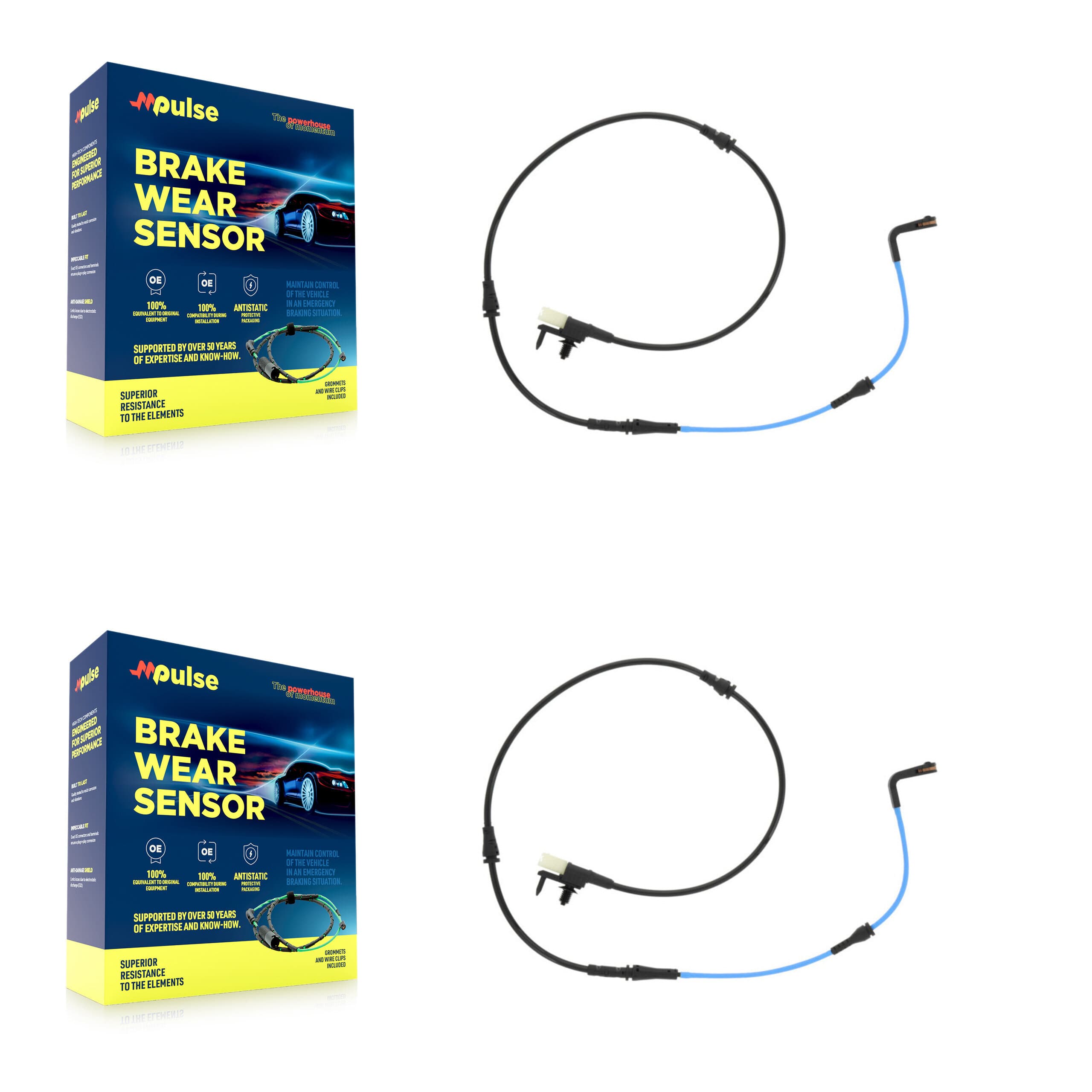 Mpulse - KSE-100059 - Front Disc Brake Pad Wear Sensor Kits image 1