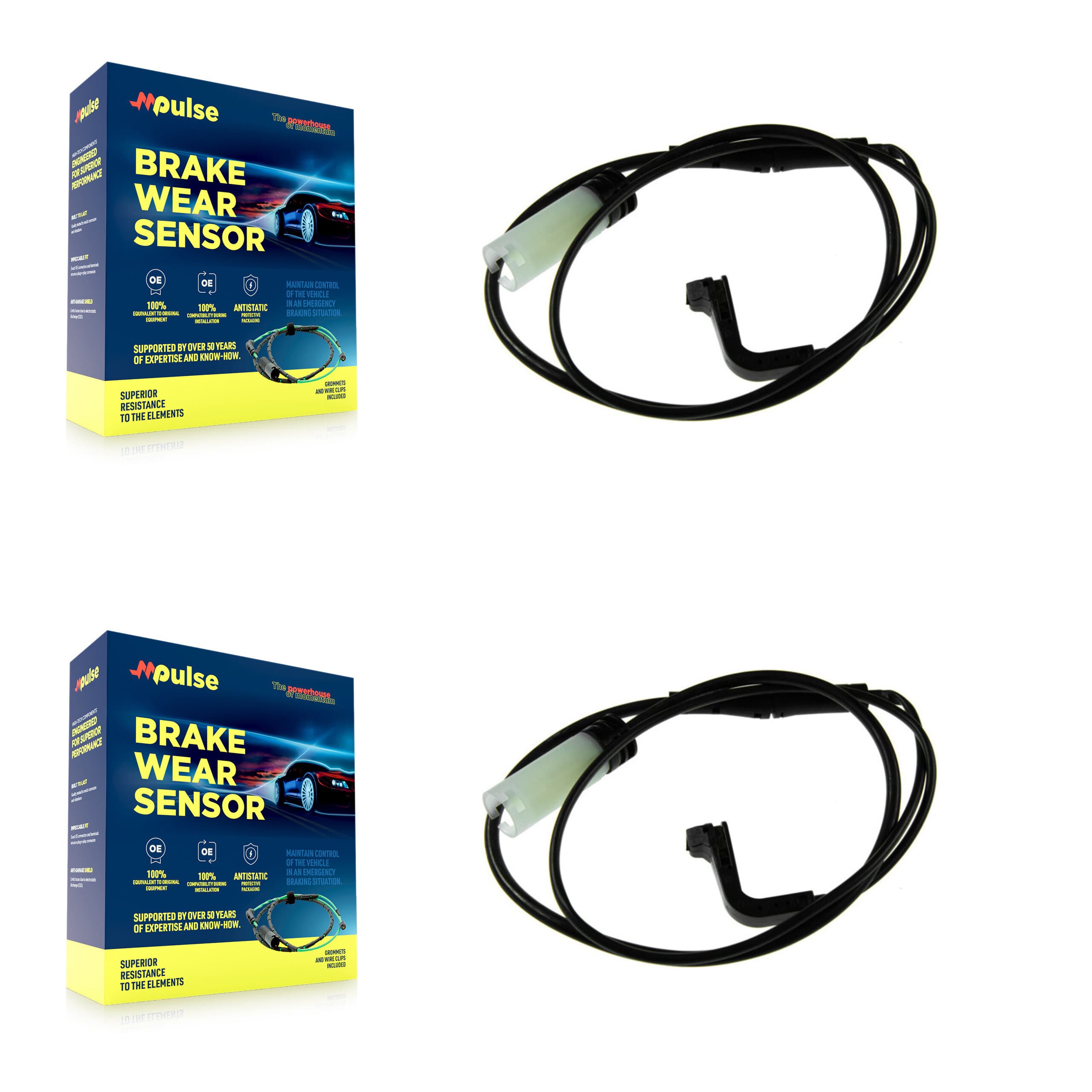 Mpulse - KSE-100255 - Rear Disc Brake Pad Wear Sensor Kits image 1