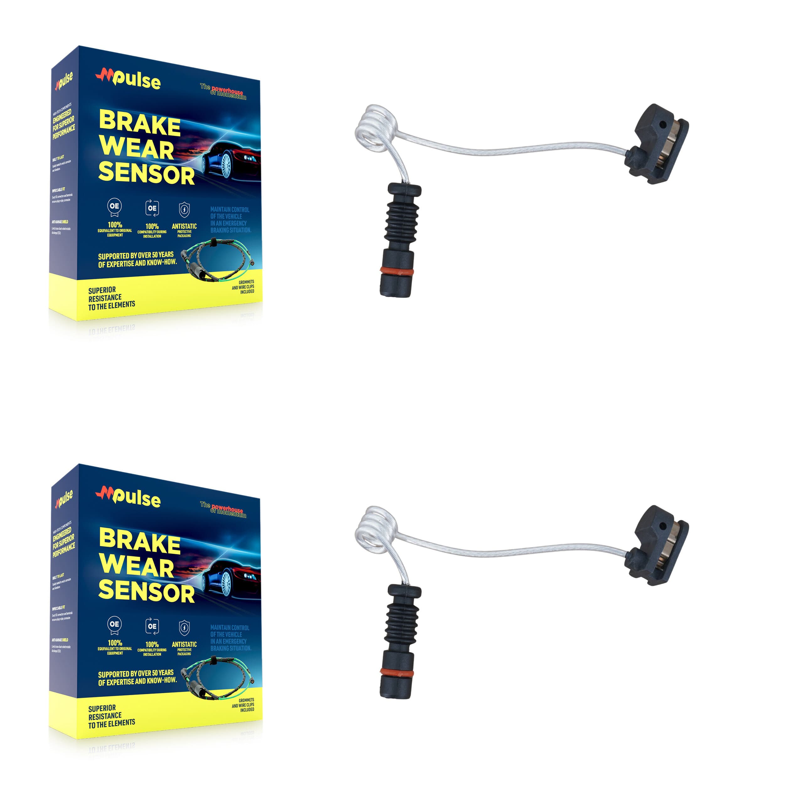 Mpulse - KSE-100276 - Rear Disc Brake Pad Wear Sensor Kits image 1