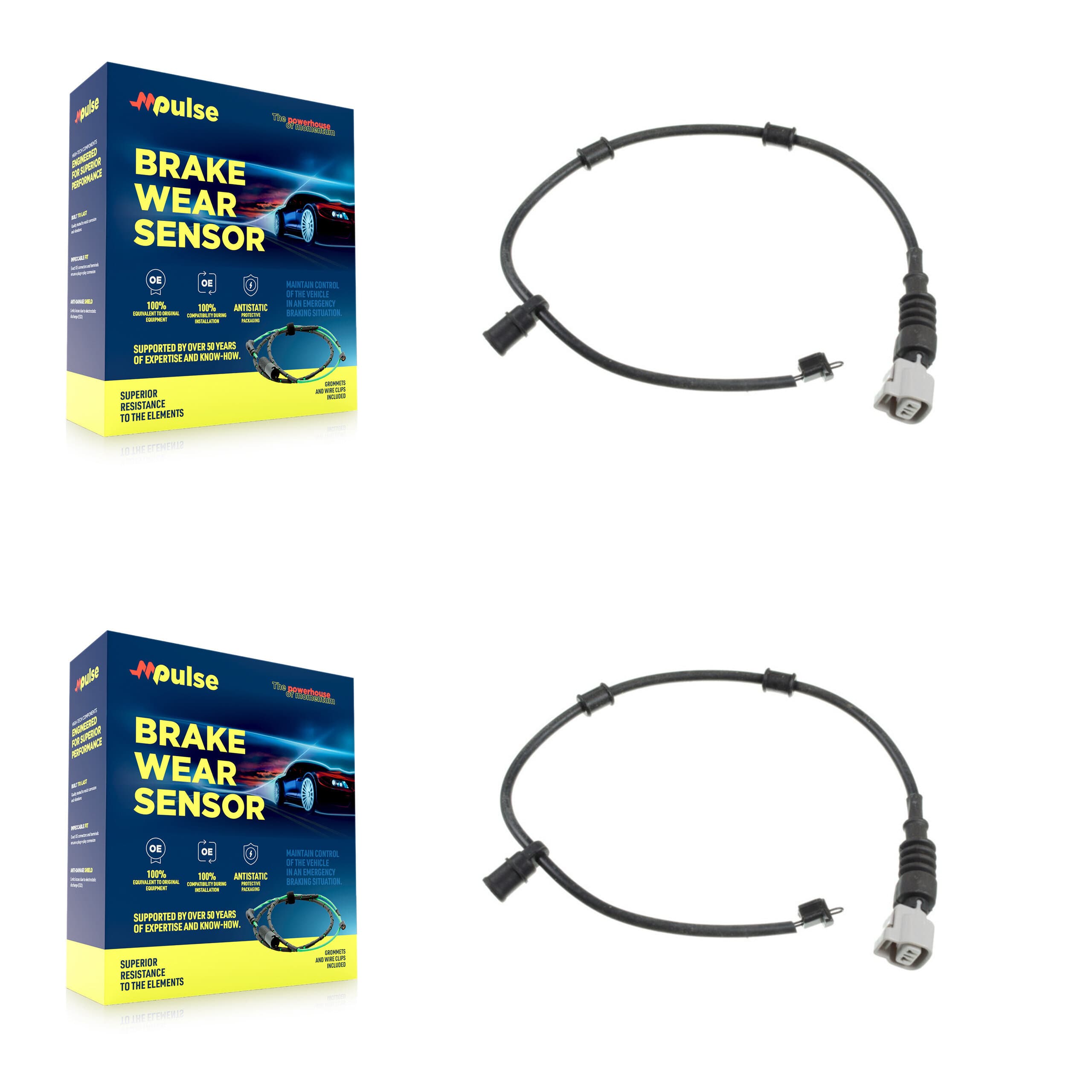 Mpulse - KSE-100285 - Rear Disc Brake Pad Wear Sensor Kits image 1