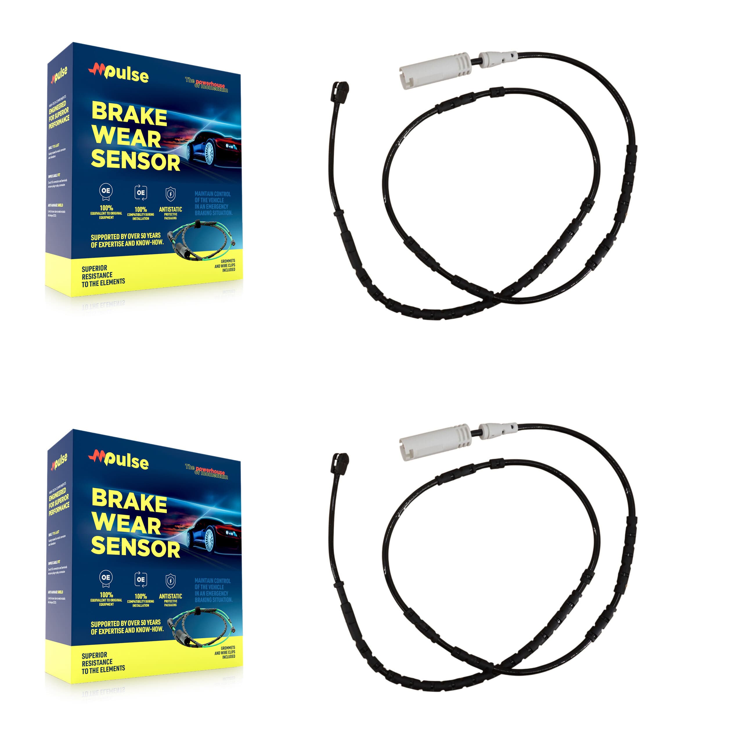 Mpulse - KSE-100292 - Rear Disc Brake Pad Wear Sensor Kits image 1