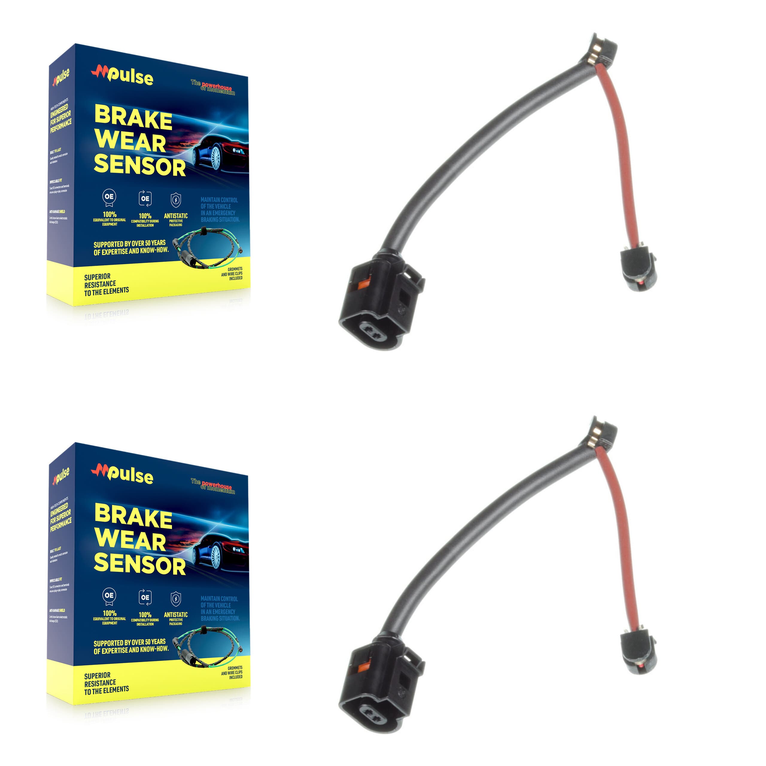 Mpulse - KSE-100300 - Rear Disc Brake Pad Wear Sensor Kits image 1