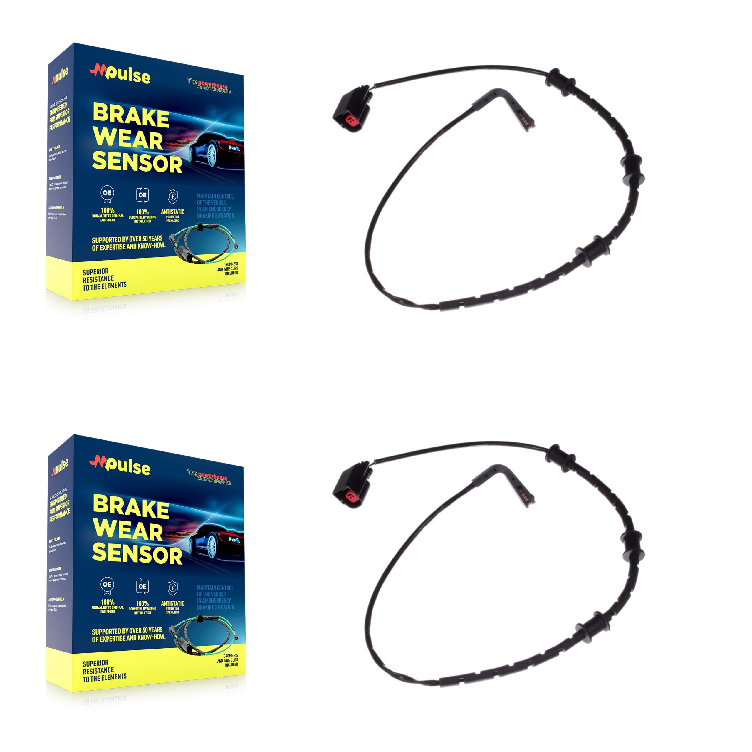 Mpulse - KSE-100306 - Rear Disc Brake Pad Wear Sensor Kits image 1