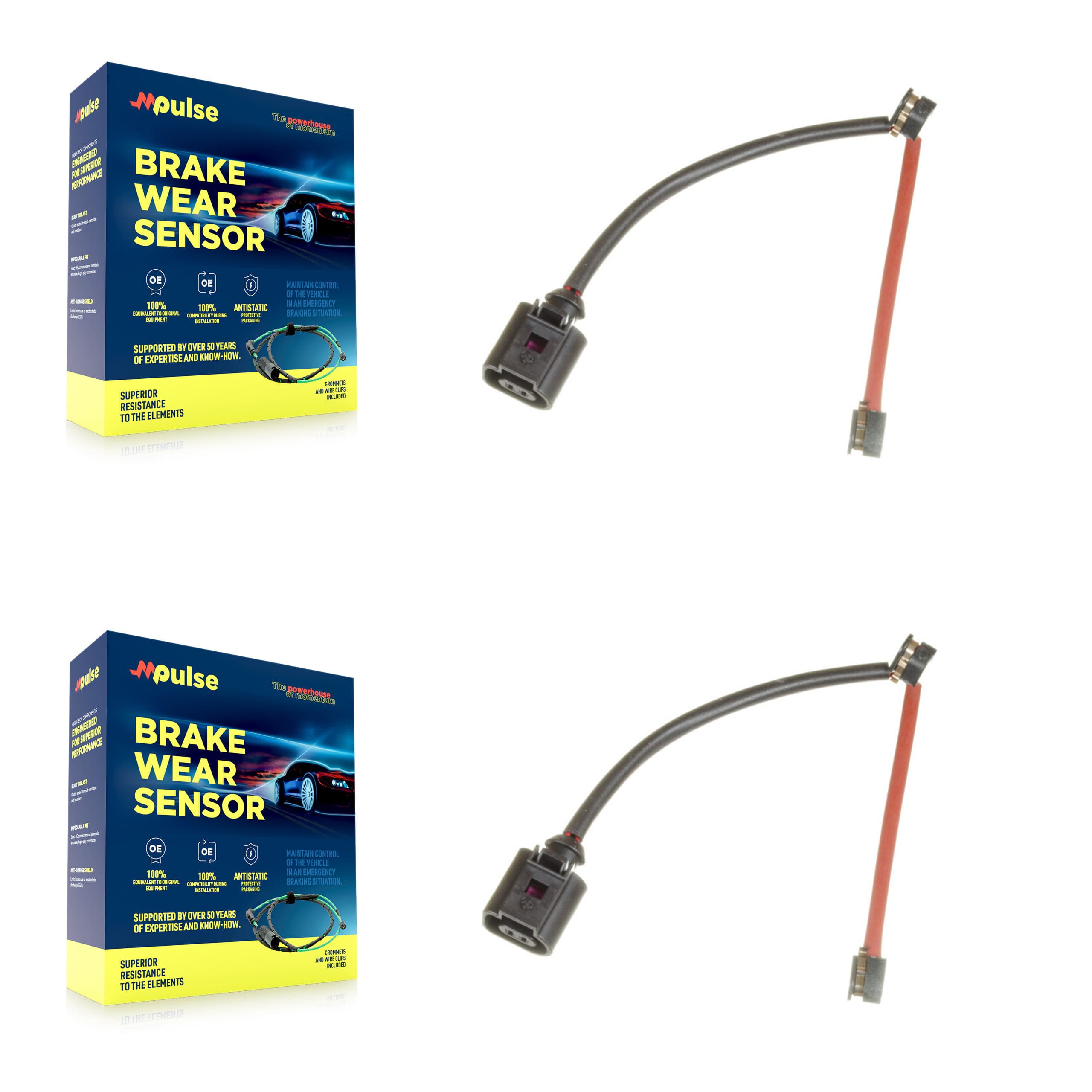 Mpulse - KSE-100324 - Rear Disc Brake Pad Wear Sensor Kits image 1