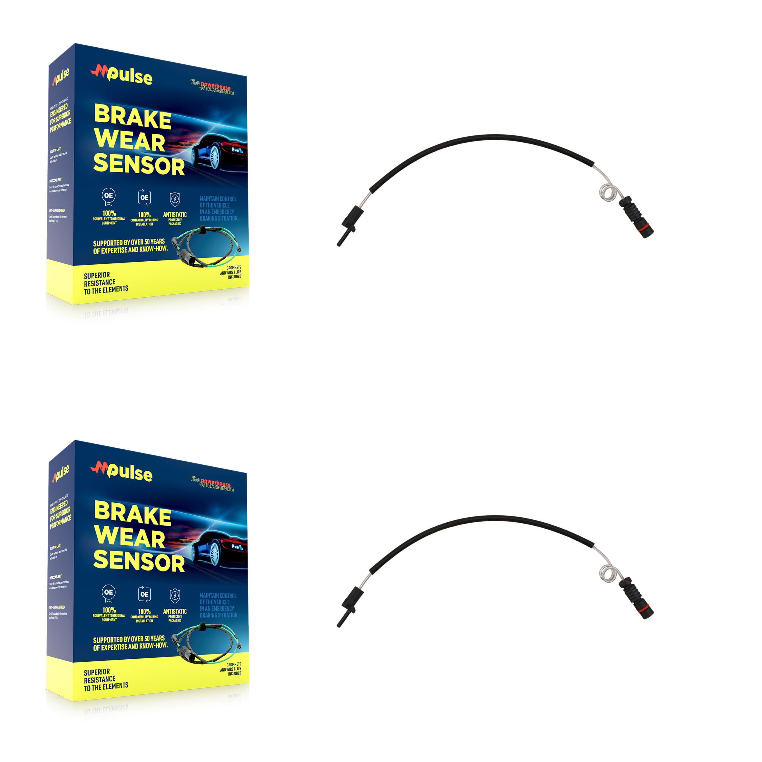 Mpulse - KSE-100327 - Rear Disc Brake Pad Wear Sensor Kits image 1