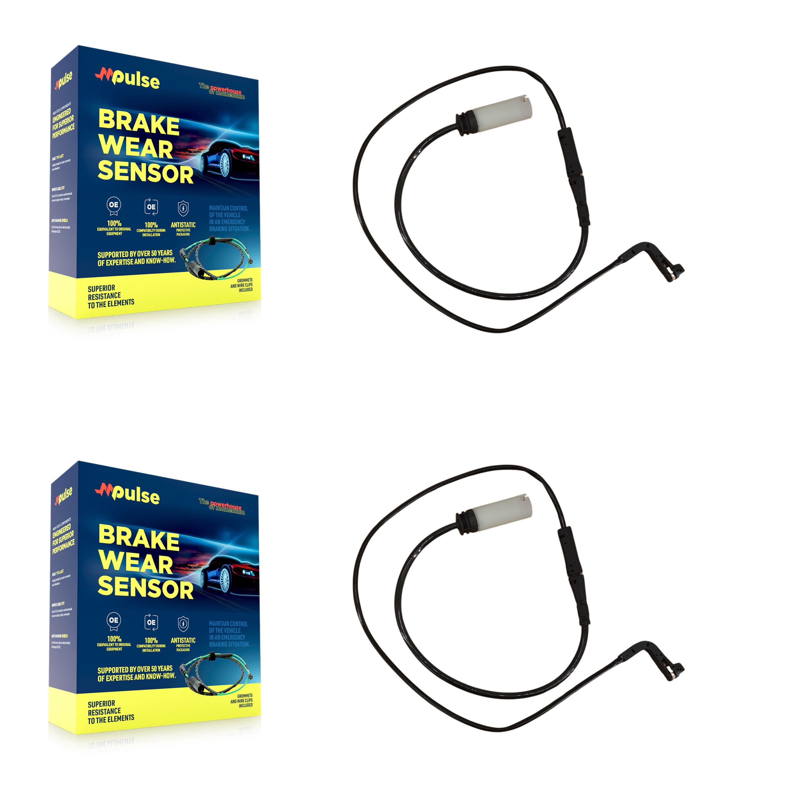 Mpulse - KSE-100332 - Rear Disc Brake Pad Wear Sensor Kits image 1