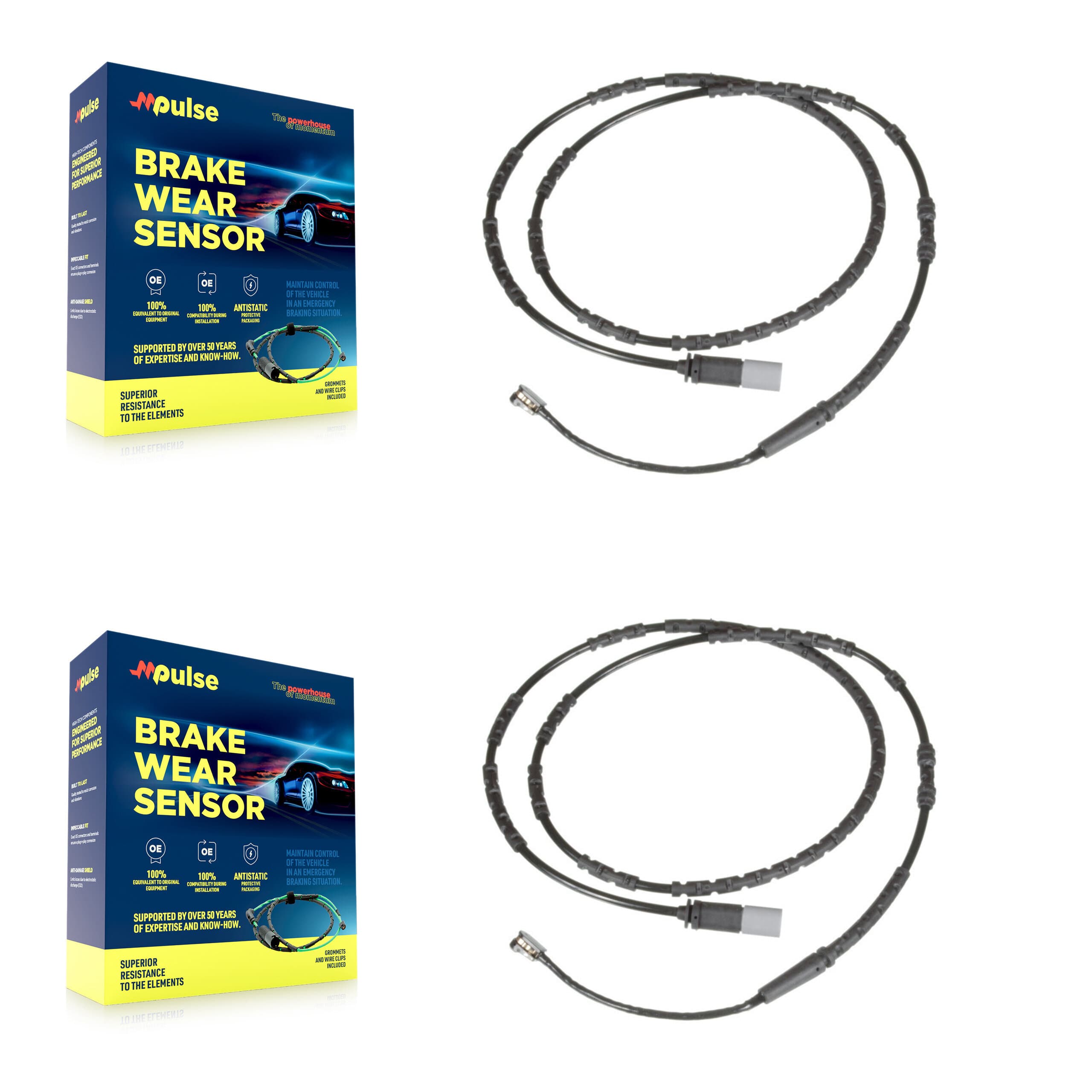 Mpulse - KSE-100334 - Rear Disc Brake Pad Wear Sensor Kits image 1