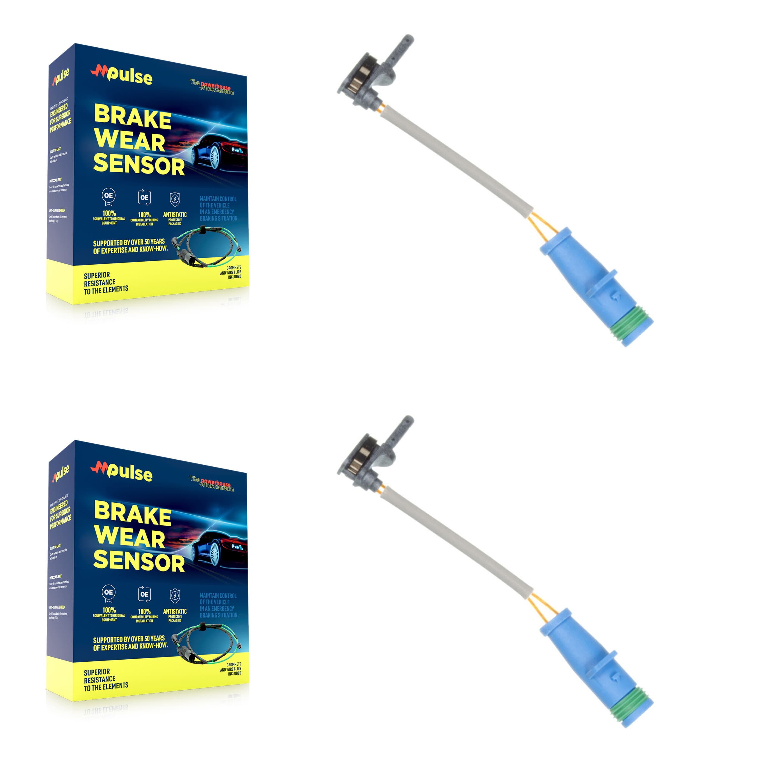 Mpulse - KSE-100479 - Rear Disc Brake Pad Wear Sensor Kits image 1