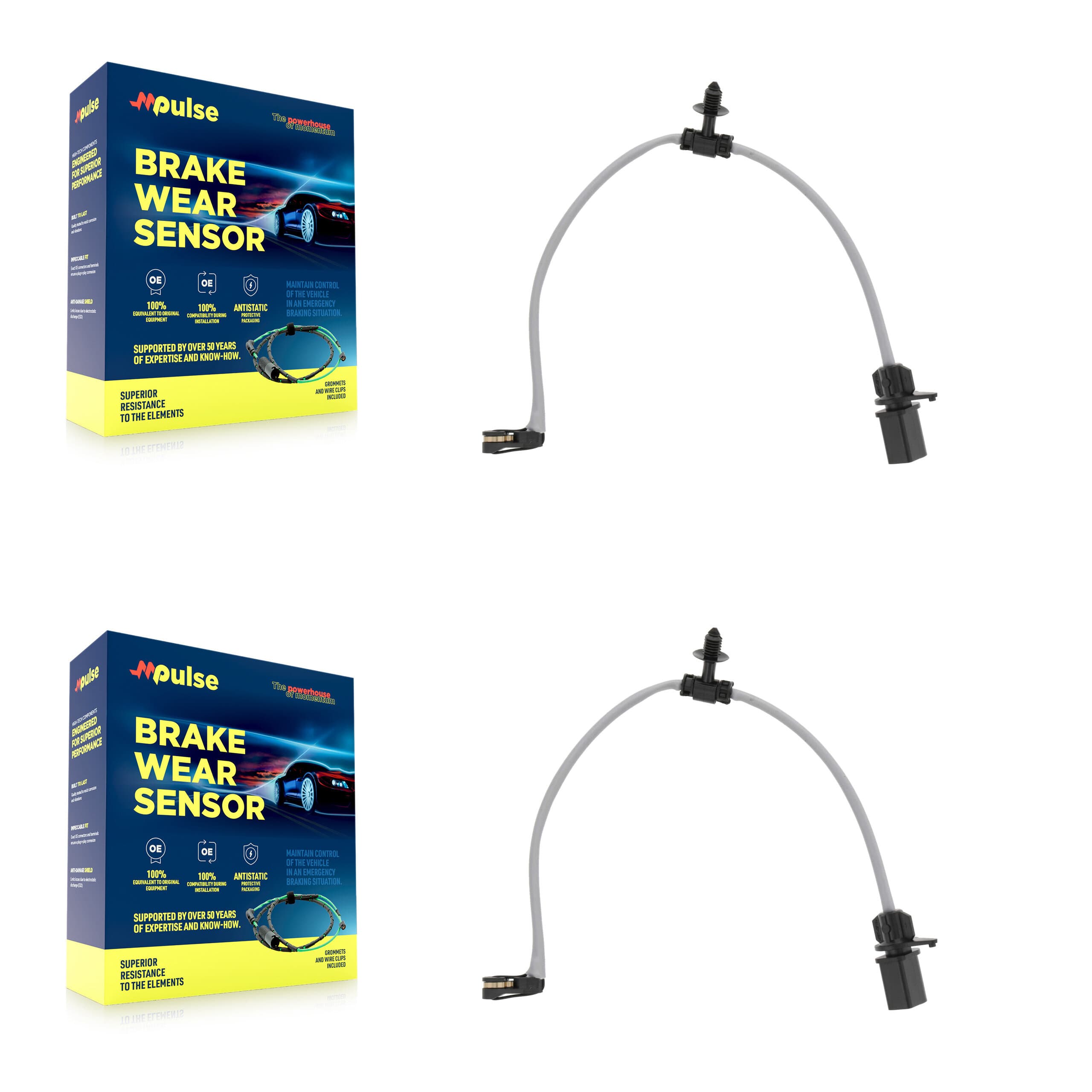 Mpulse - KSE-100497 - Rear Disc Brake Pad Wear Sensor Kits image 1