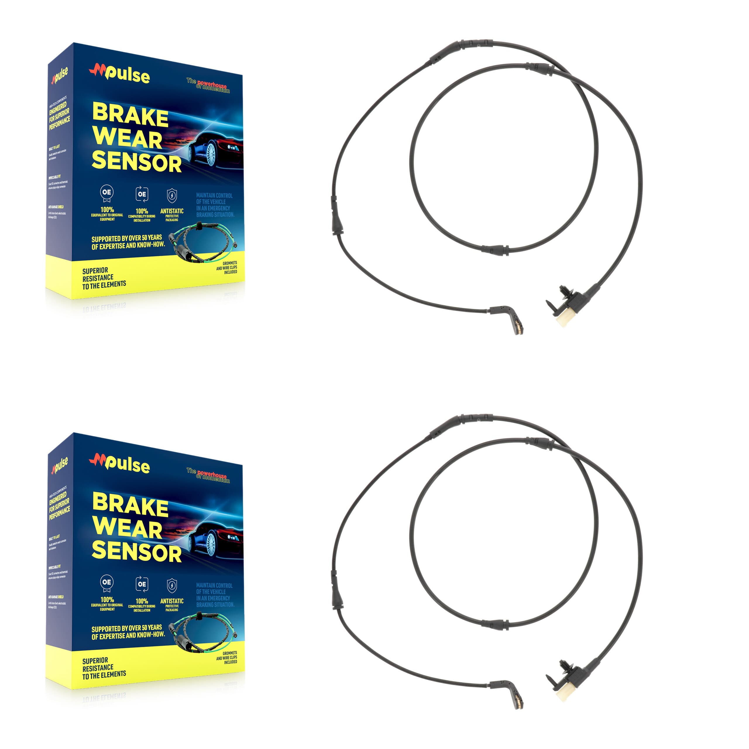 Mpulse - KSE-100504 - Rear Disc Brake Pad Wear Sensor Kits image 1