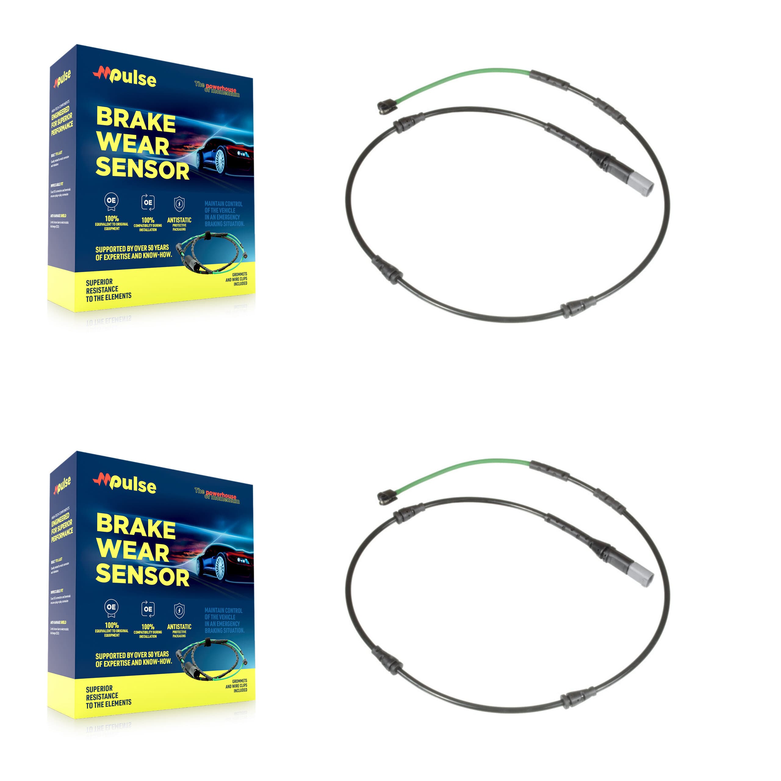 Mpulse - KSE-100513 - Rear Disc Brake Pad Wear Sensor Kits image 1