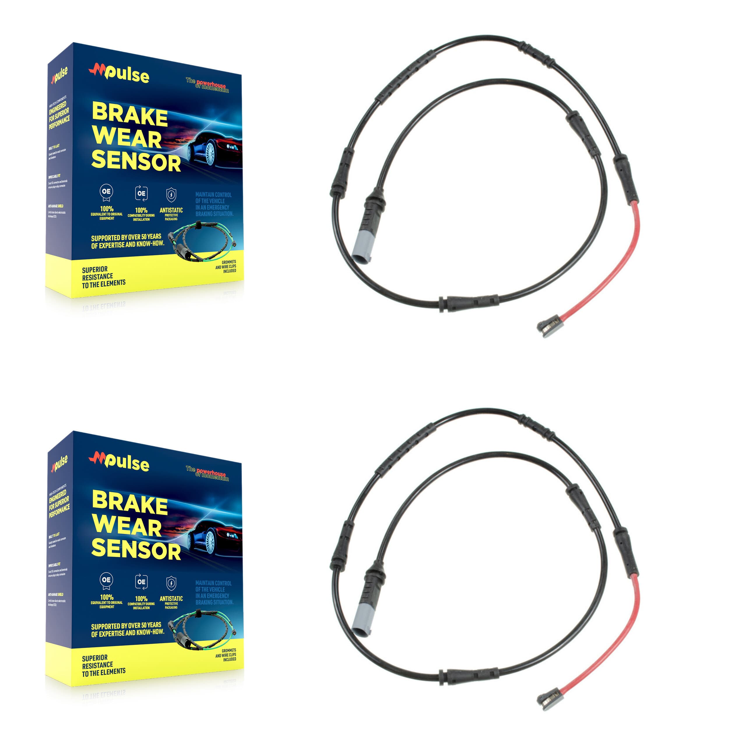 Mpulse - KSE-100515 - Rear Disc Brake Pad Wear Sensor Kits image 1