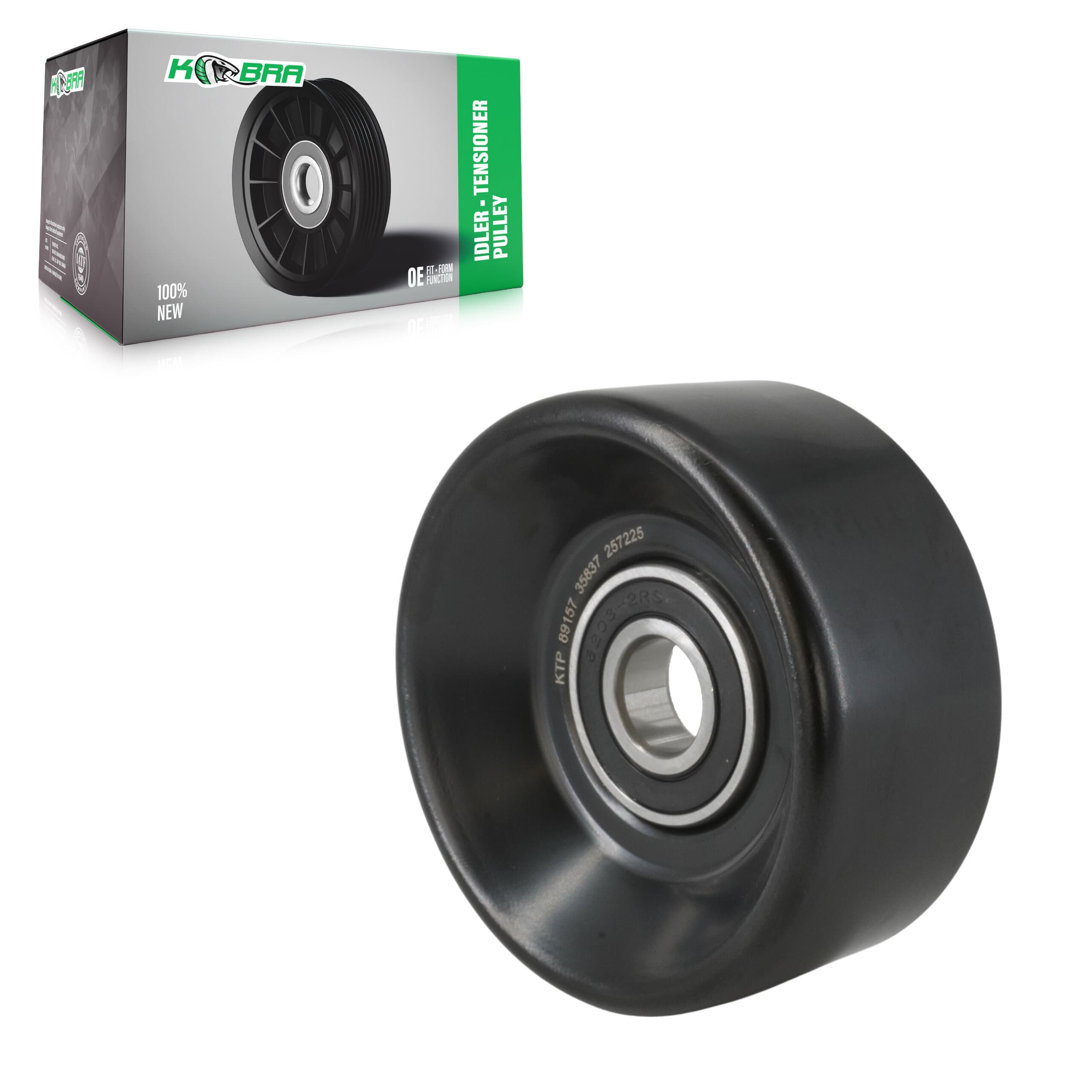 Kobra - KTP-89157 - Smooth Pulley Accessory Drive Belt Idler Pulley image 1