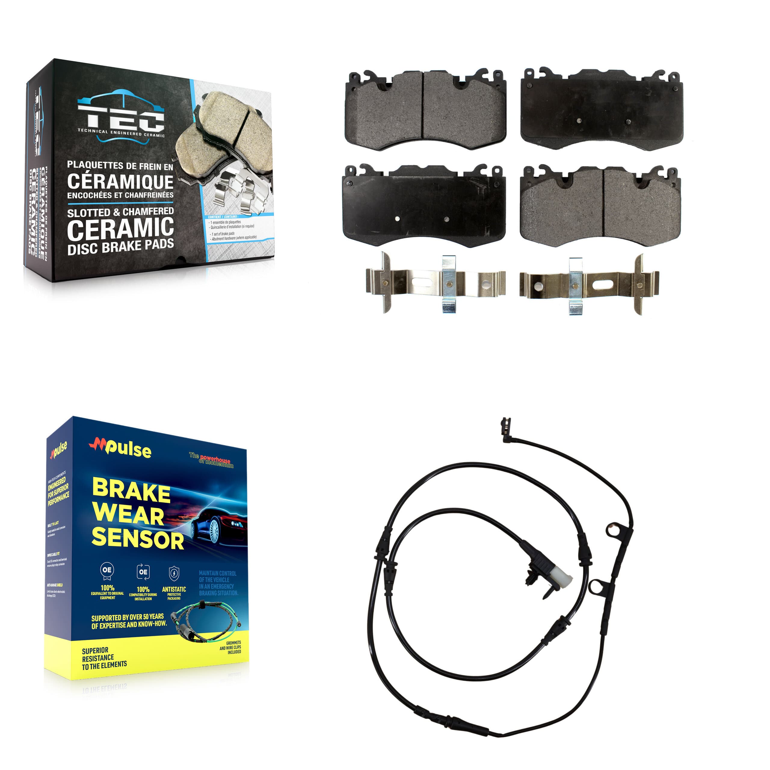 TEC - KTW-100100 - Front Disc Brake Pad Kits image 1