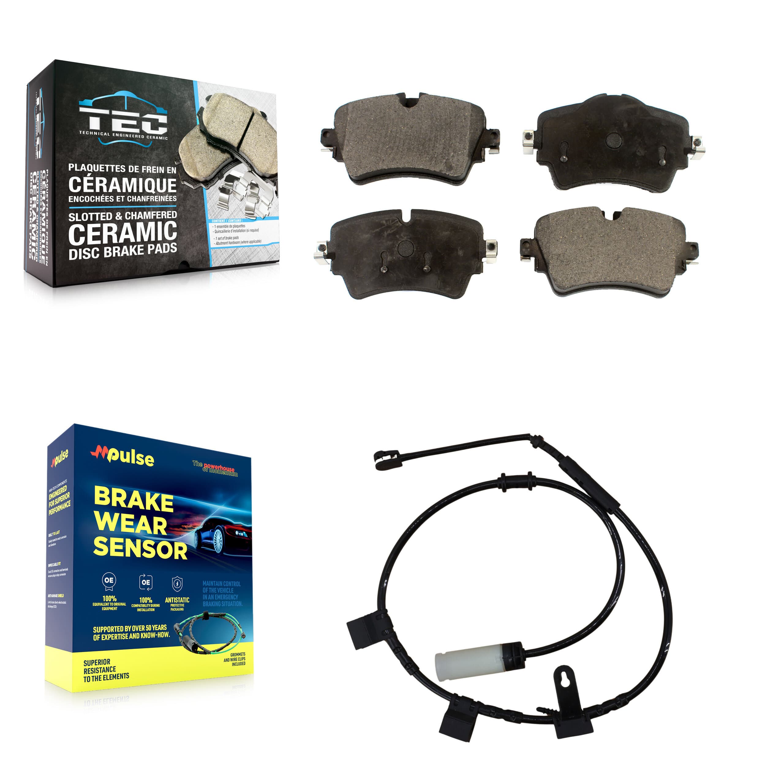 TEC - KTW-100103 - Front Disc Brake Pad Kits image 1