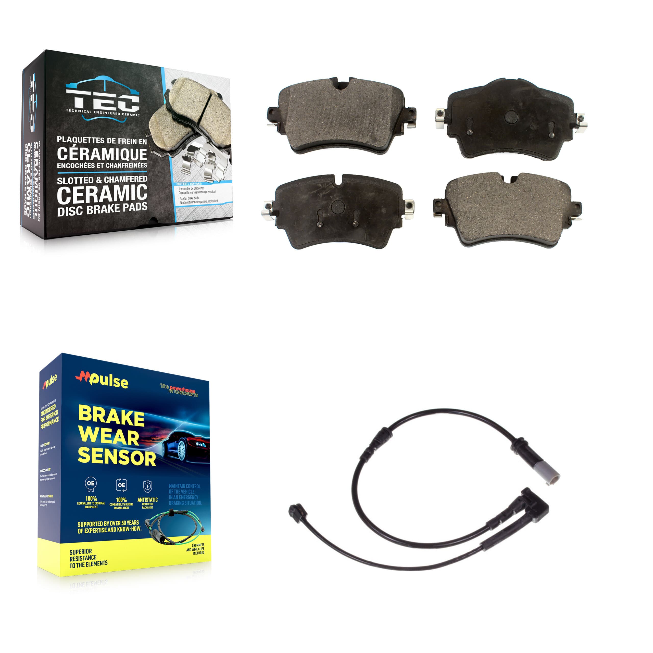 TEC - KTW-100104 - Front Disc Brake Pad Kits image 1