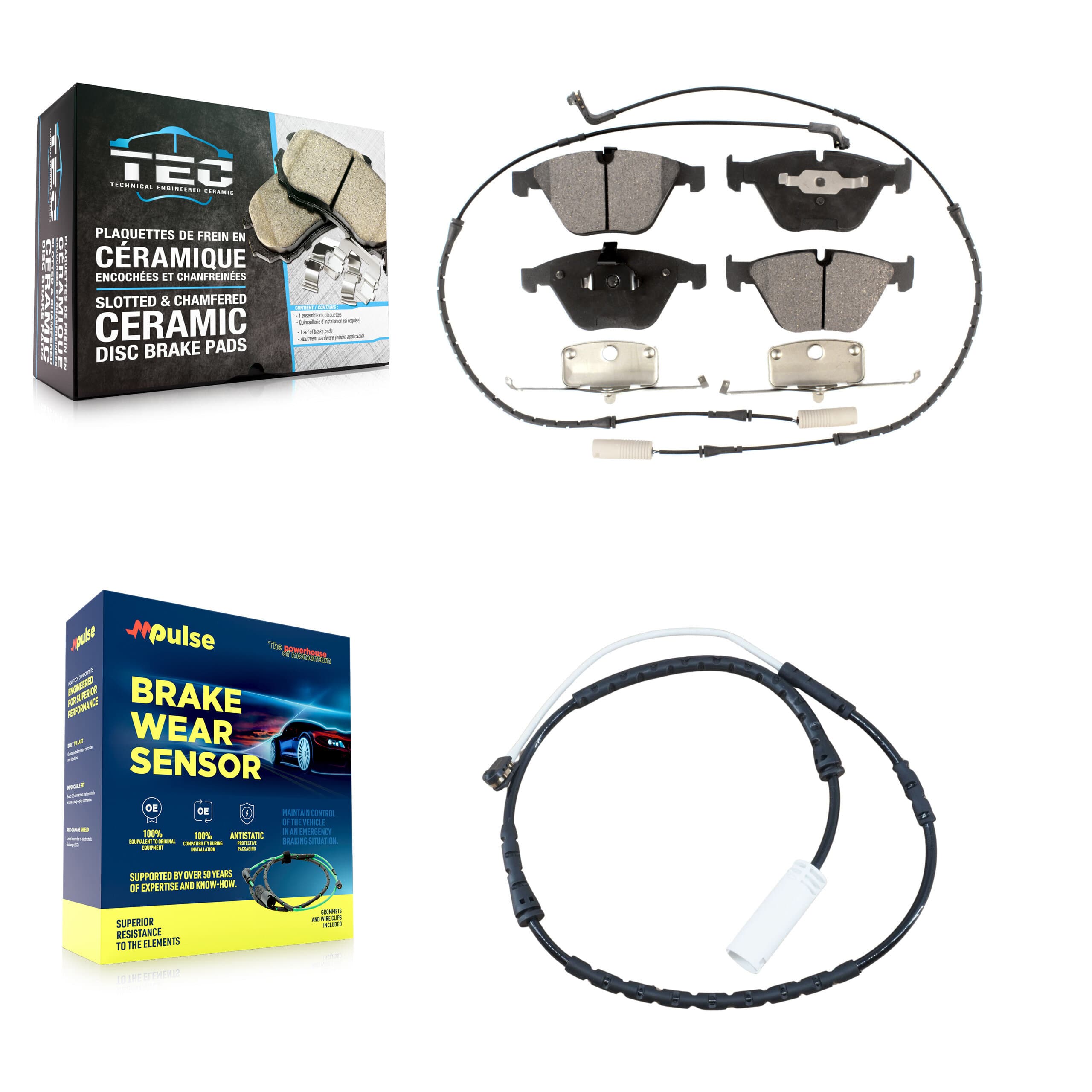 TEC - KTW-100149 - Front Disc Brake Pad Kits image 1